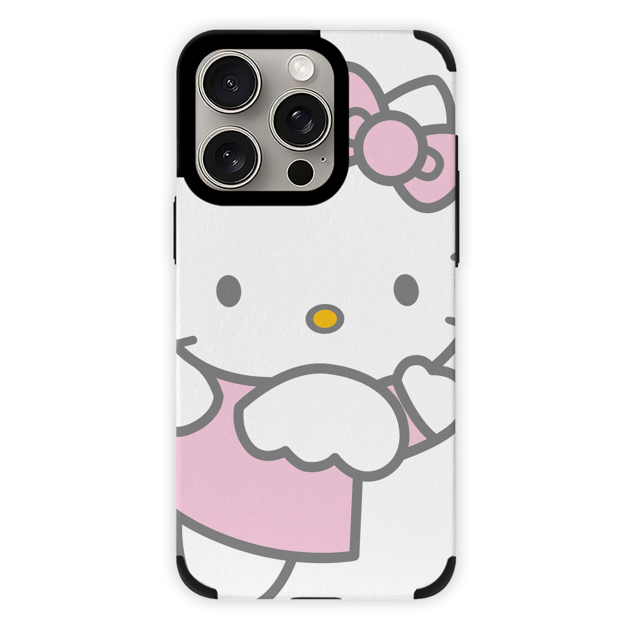 （画像用） Hello Kitty ハローキティ 【iPhone15ProMax対応】 PUレザー スマホケース 耐衝撃＆黄変防止