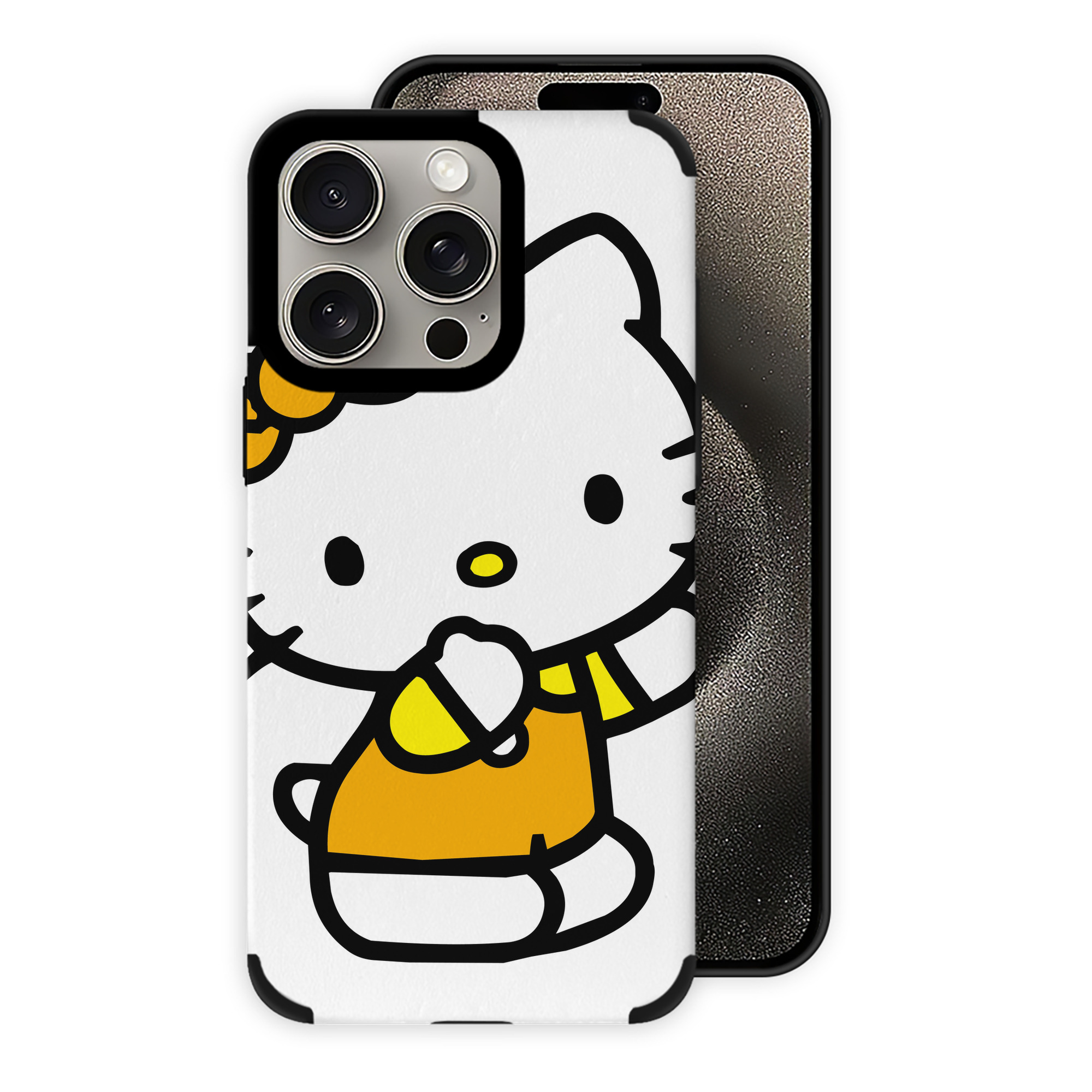 （画像用） Hello Kitty ハローキティ 【iPhone15ProMax対応】 PUレザー スマホケース 耐衝撃＆黄変防止