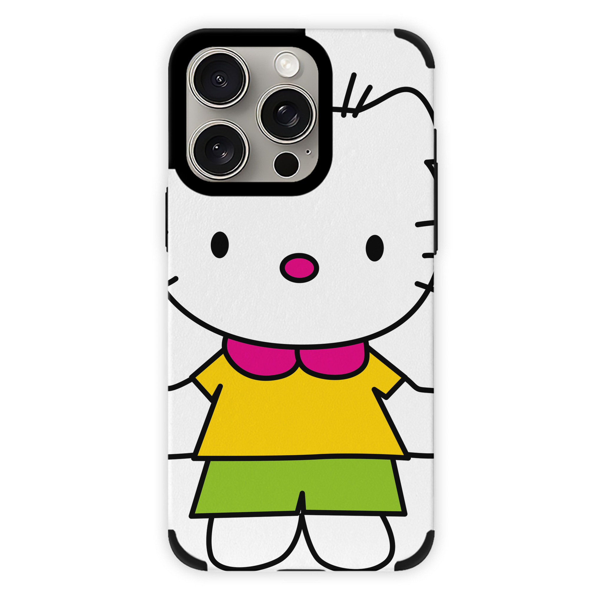 （画像用） Hello Kitty ハローキティ 【iPhone15ProMax対応】 PUレザー スマホケース 耐衝撃＆黄変防止
