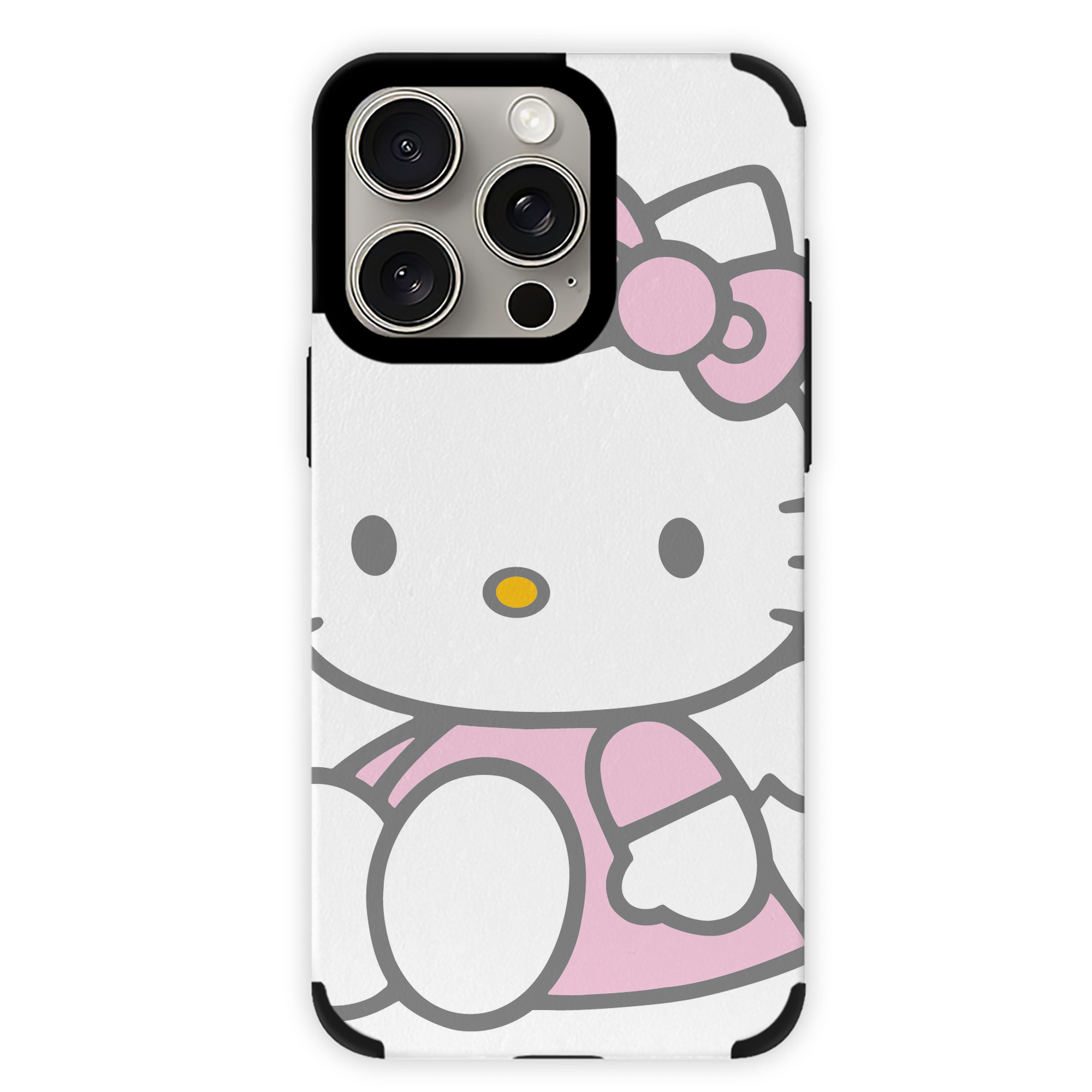 （画像用） Hello Kitty ハローキティ 【iPhone15ProMax対応】 PUレザー スマホケース 耐衝撃＆黄変防止