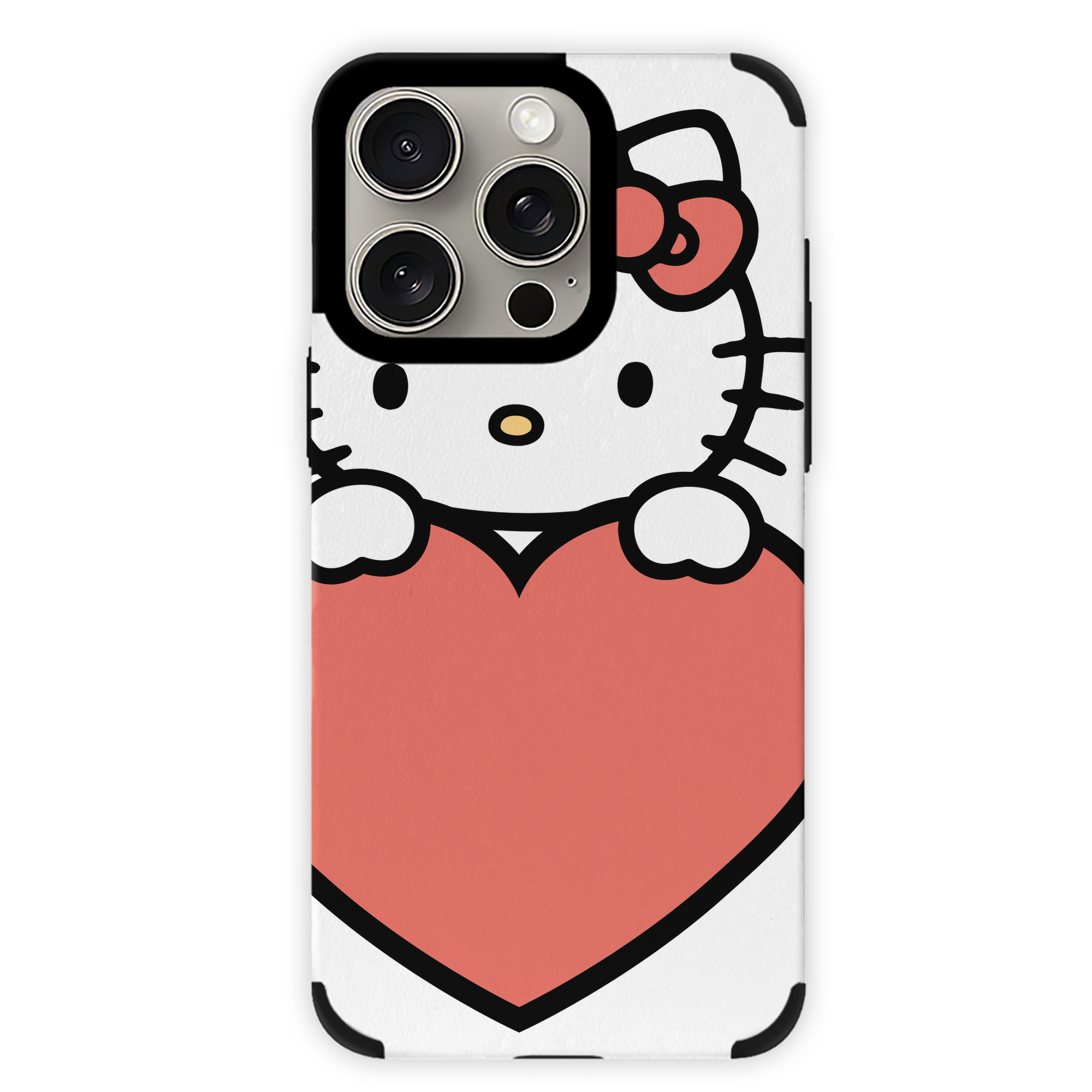 （画像用） Hello Kitty ハローキティ 【iPhone15ProMax対応】 PUレザー スマホケース 耐衝撃＆黄変防止