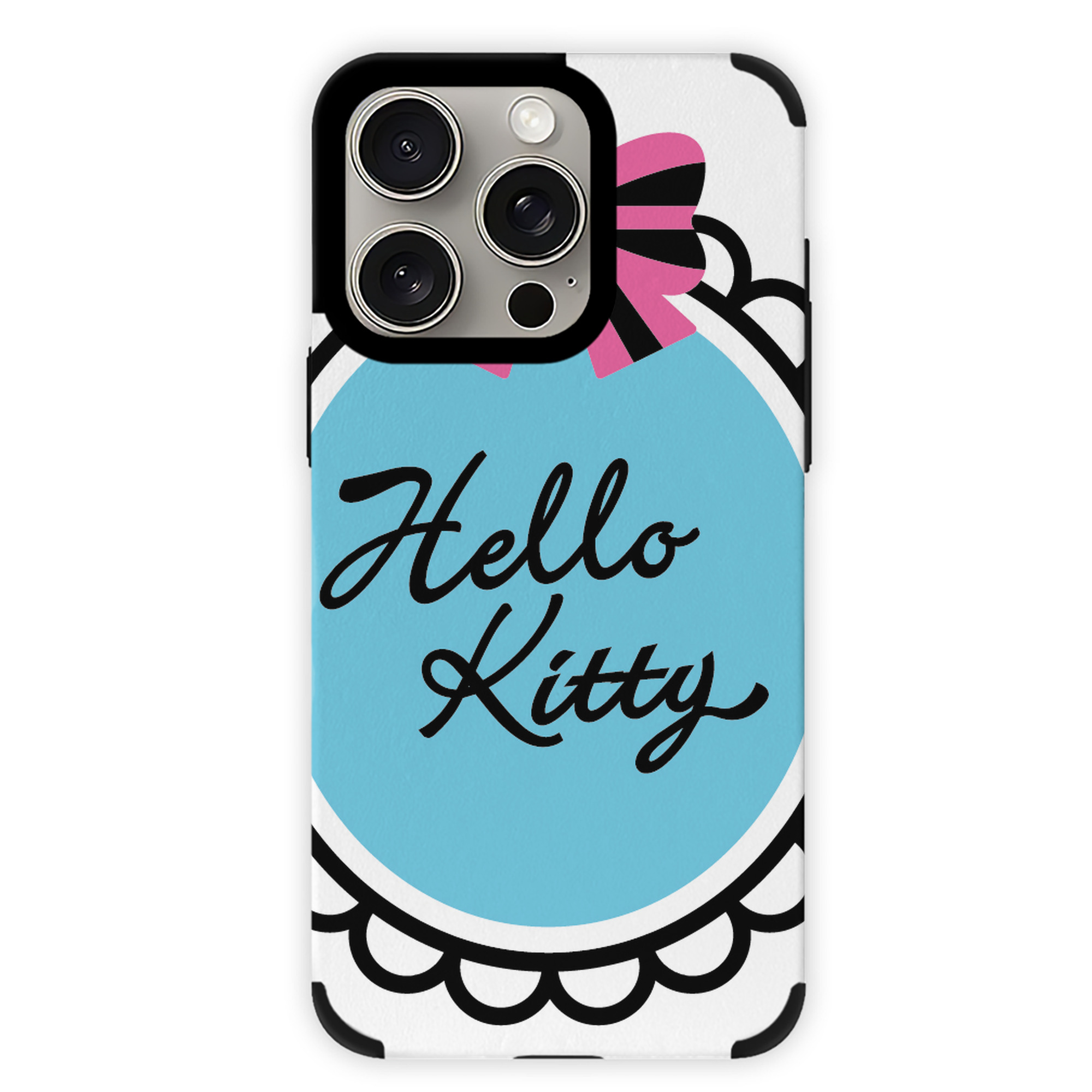 （画像用） Hello Kitty ハローキティ 【iPhone15ProMax対応】 PUレザー スマホケース 耐衝撃＆黄変防止