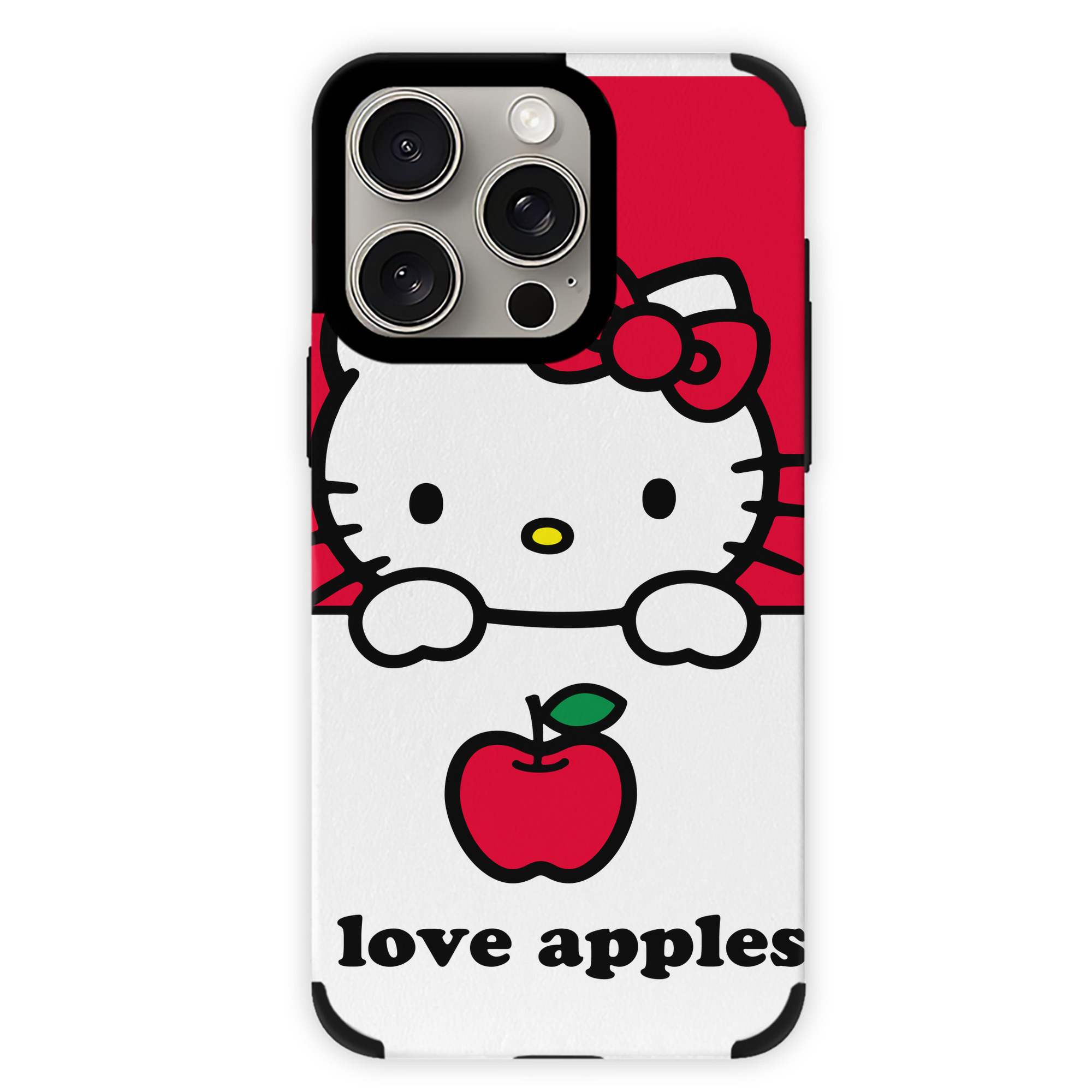 （画像用） Hello Kitty ハローキティ 【iPhone15ProMax対応】 PUレザー スマホケース 耐衝撃＆黄変防止