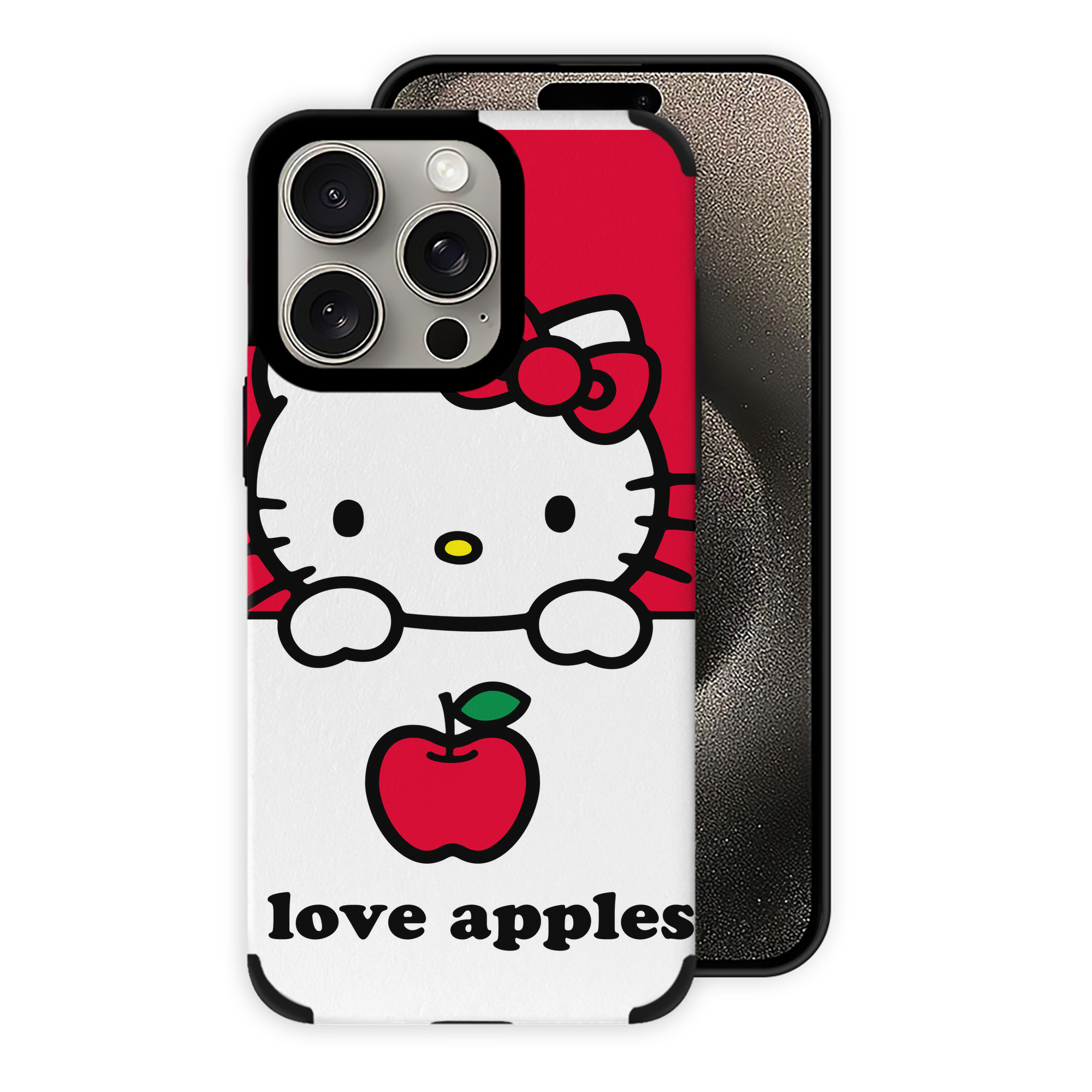 （画像用） Hello Kitty ハローキティ 【iPhone15ProMax対応】 PUレザー スマホケース 耐衝撃＆黄変防止