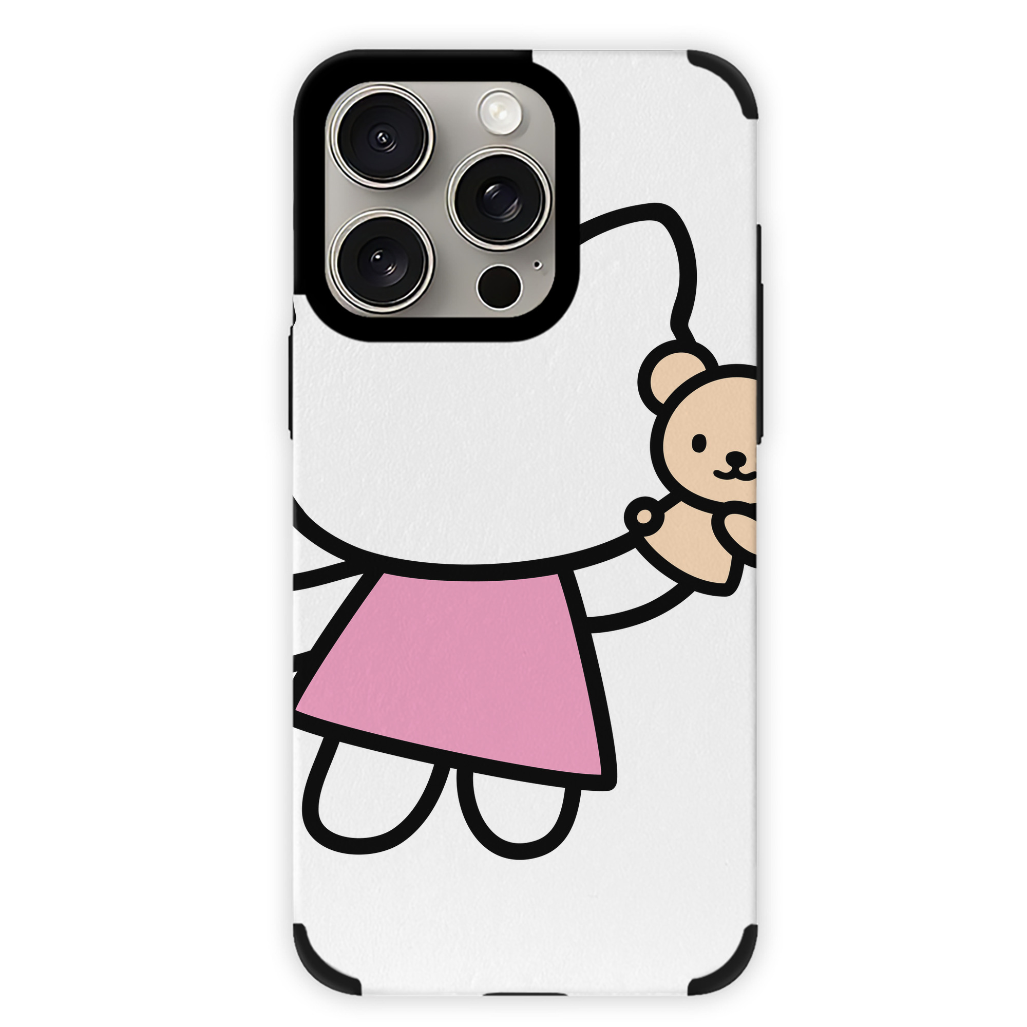 （画像用） Hello Kitty ハローキティ 【iPhone15ProMax対応】 PUレザー スマホケース 耐衝撃＆黄変防止