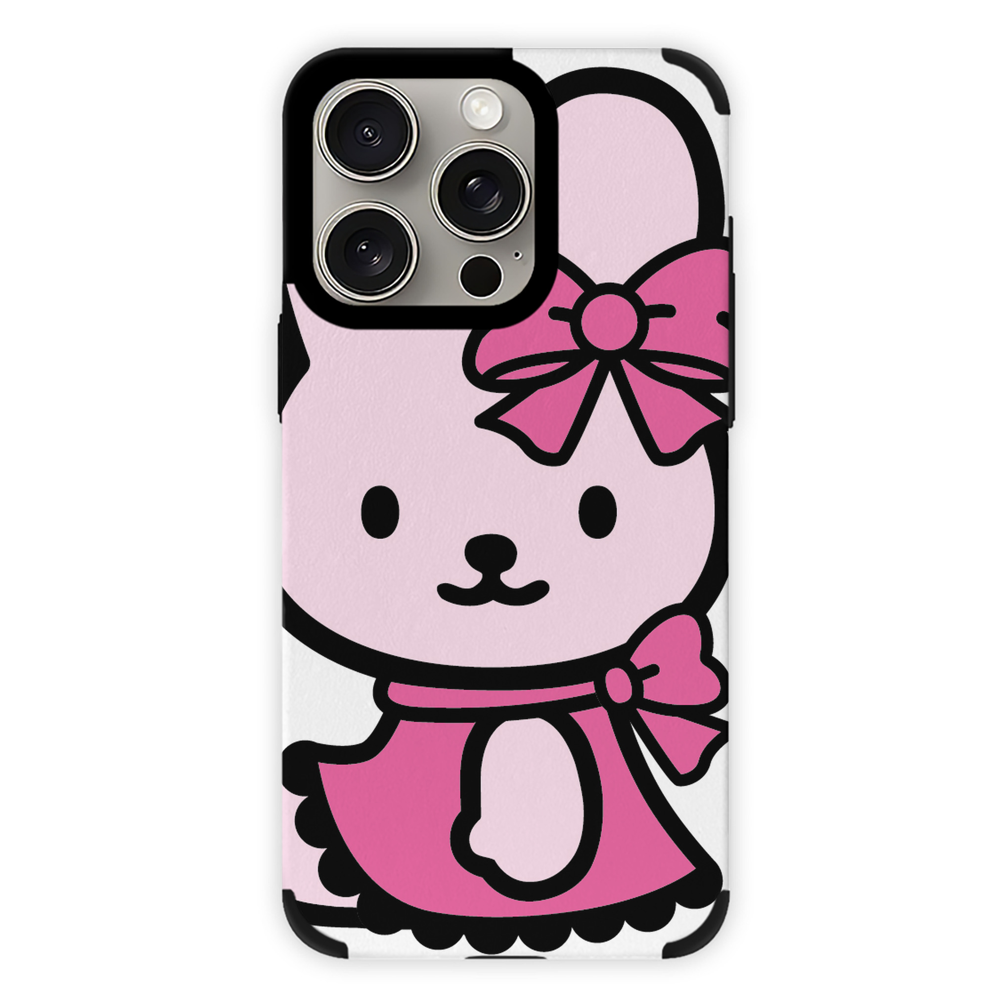 （画像用） Hello Kitty ハローキティ 【iPhone15ProMax対応】 PUレザー スマホケース 耐衝撃＆黄変防止
