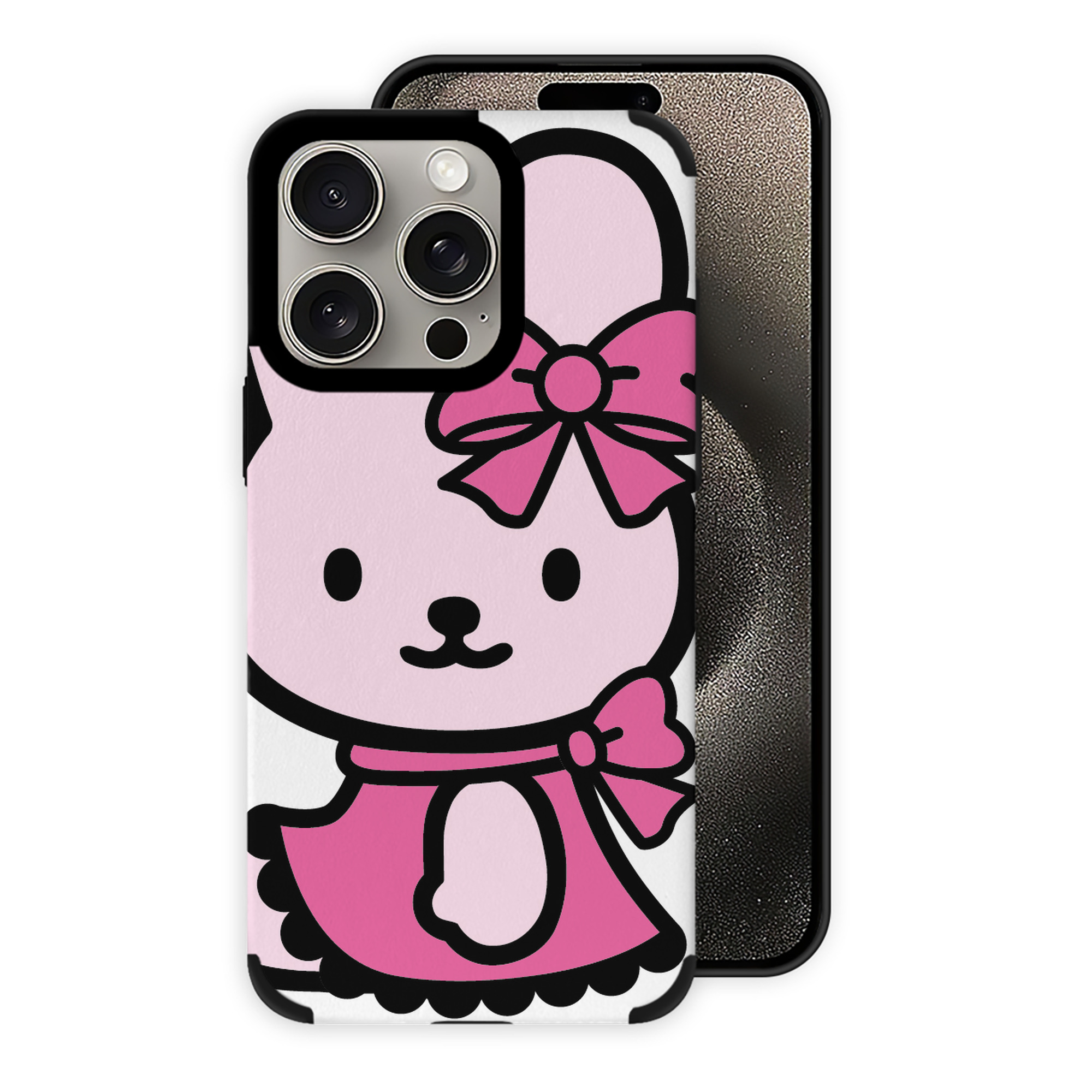 （画像用） Hello Kitty ハローキティ 【iPhone15ProMax対応】 PUレザー スマホケース 耐衝撃＆黄変防止