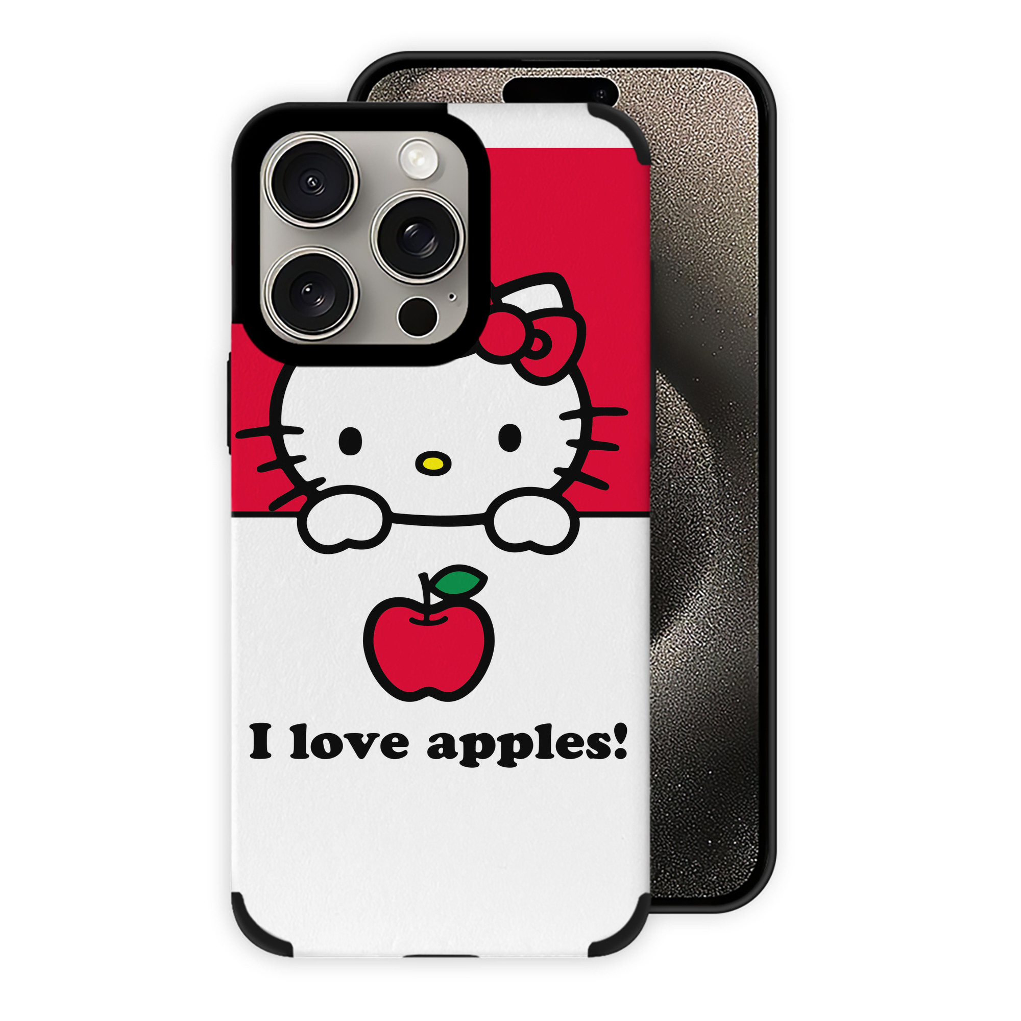 （画像用） Hello Kitty ハローキティ 【iPhone15ProMax対応】 PUレザー スマホケース 耐衝撃＆黄変防止