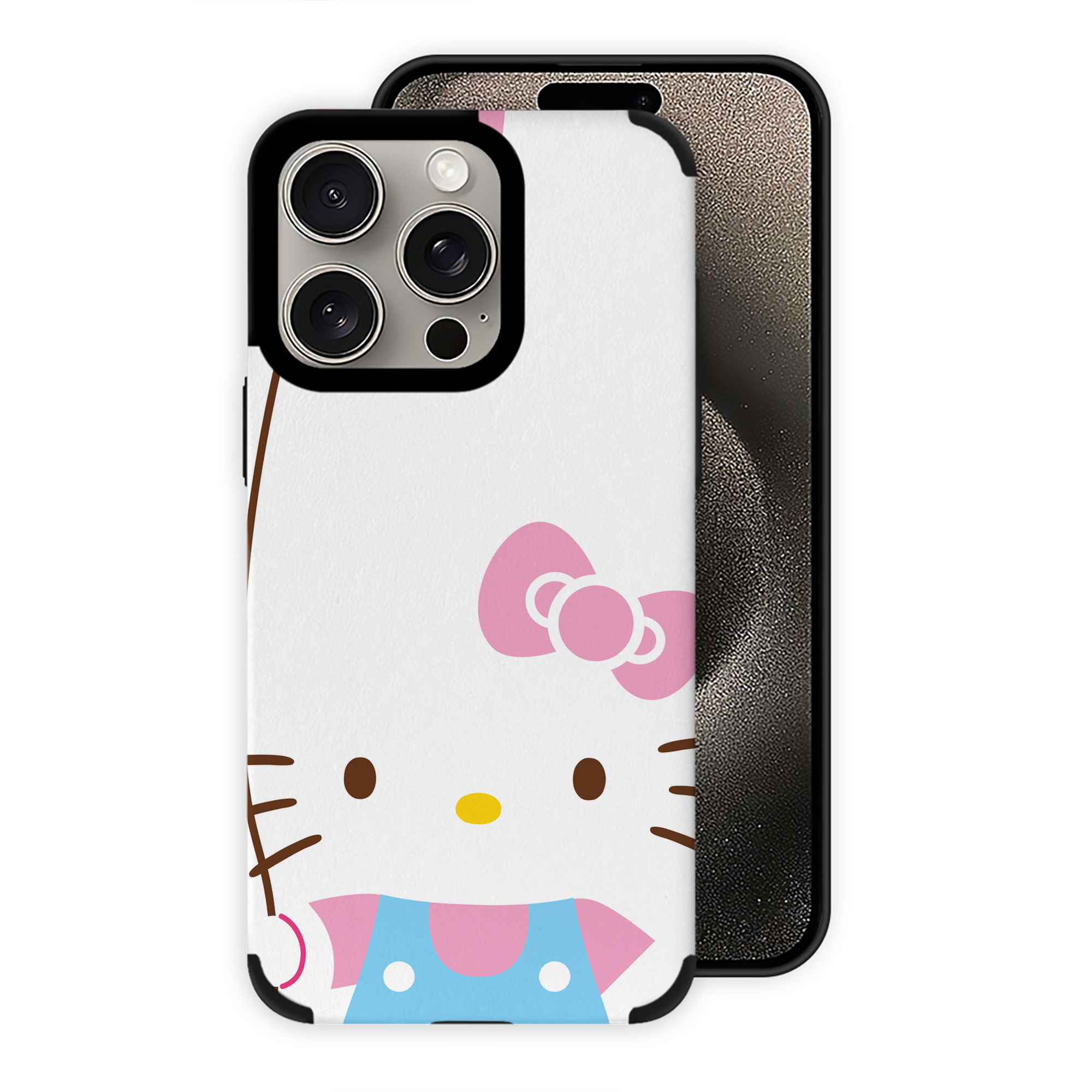 （画像用） Hello Kitty ハローキティ 【iPhone15ProMax対応】 PUレザー スマホケース 耐衝撃＆黄変防止