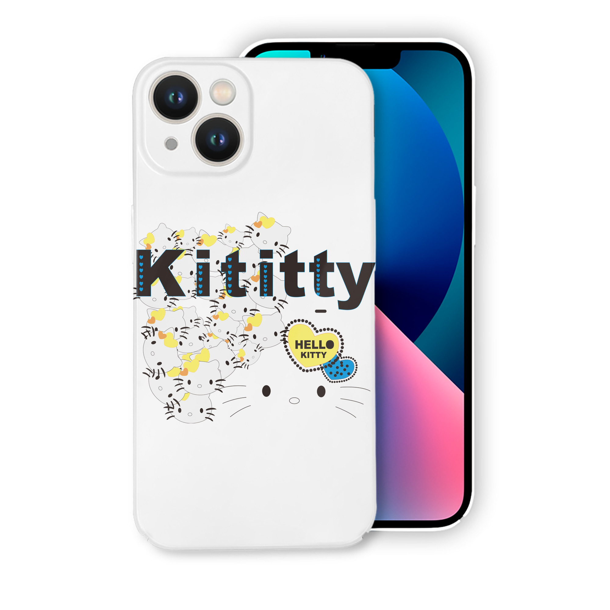 （画像用） Hello Kitty ハローキティ 【iPhone 14シリーズ対応】ハードケース