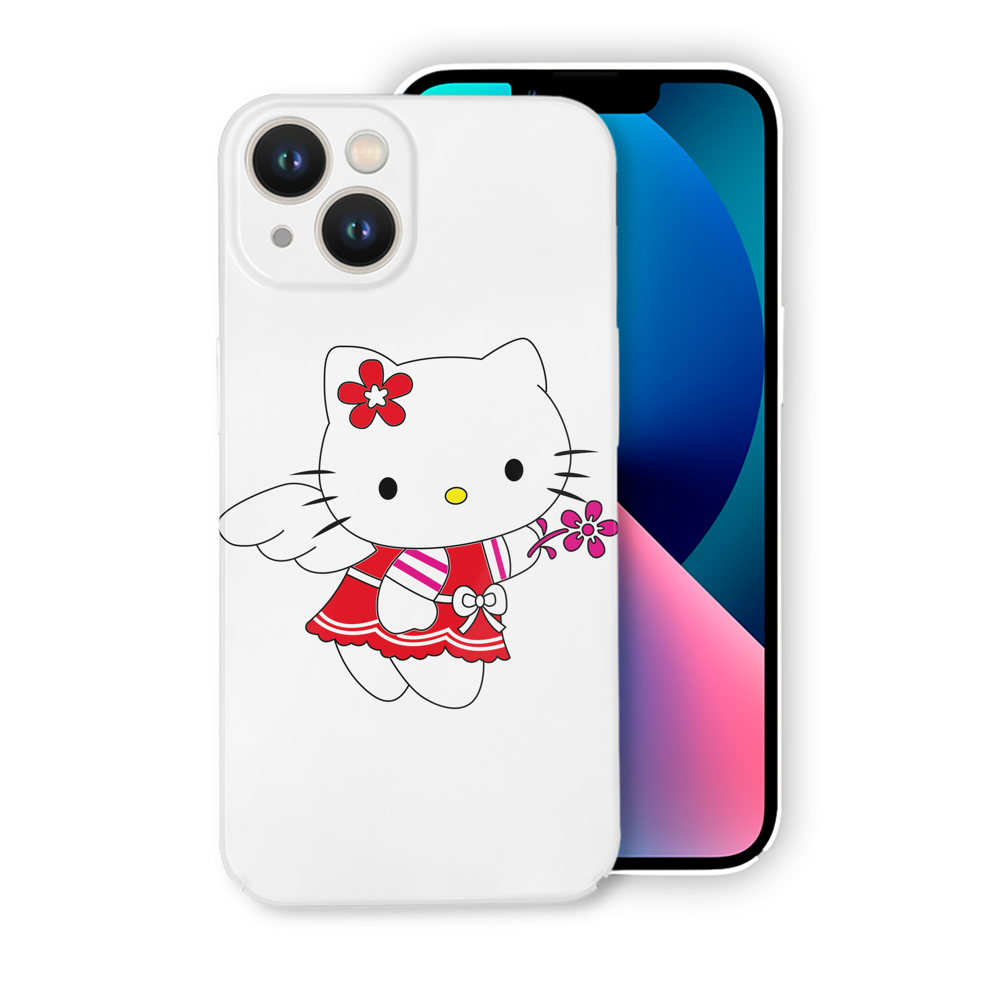 （画像用） Hello Kitty ハローキティ 【iPhone 14シリーズ対応】ハードケース