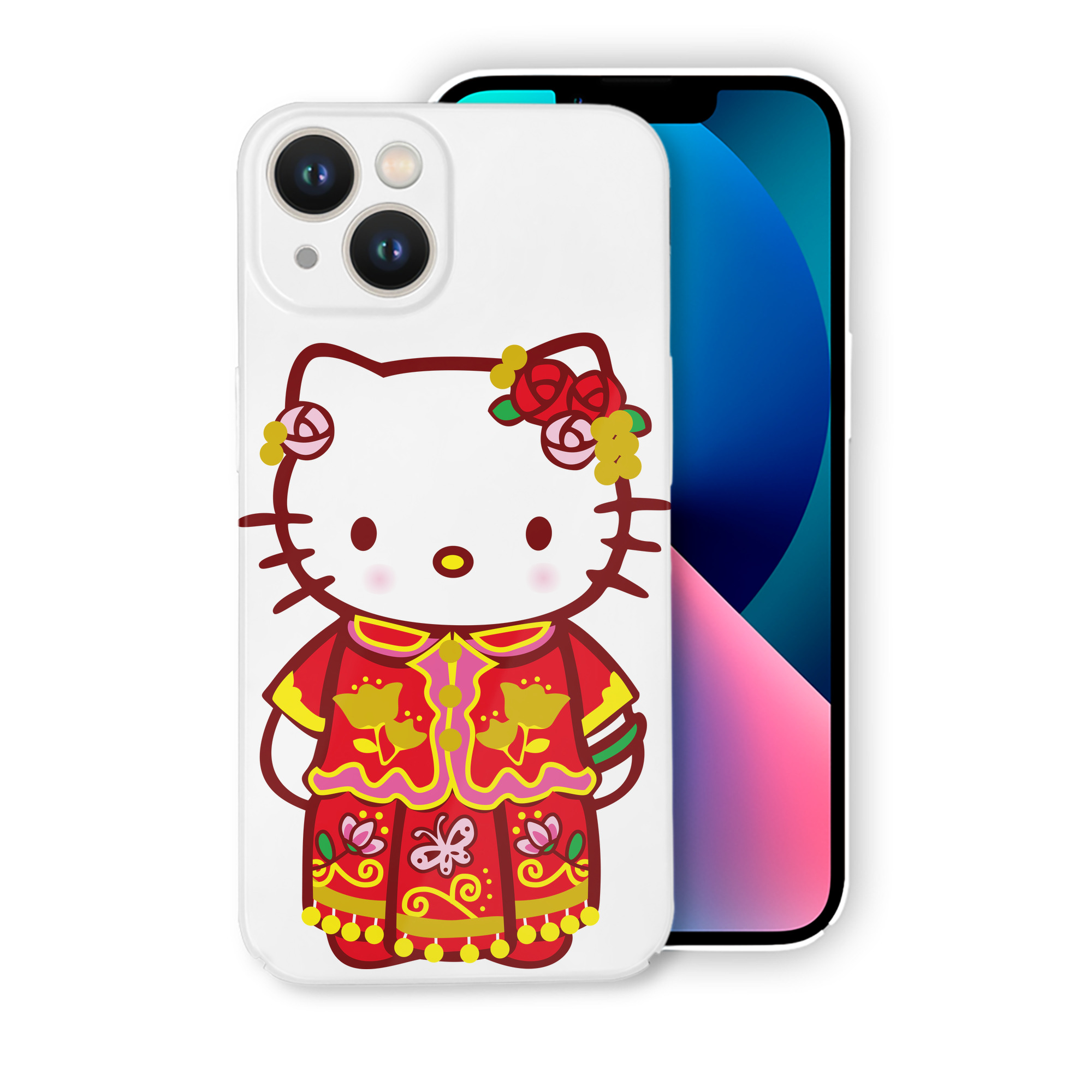（画像用） Hello Kitty ハローキティ 【iPhone 14シリーズ対応】ハードケース