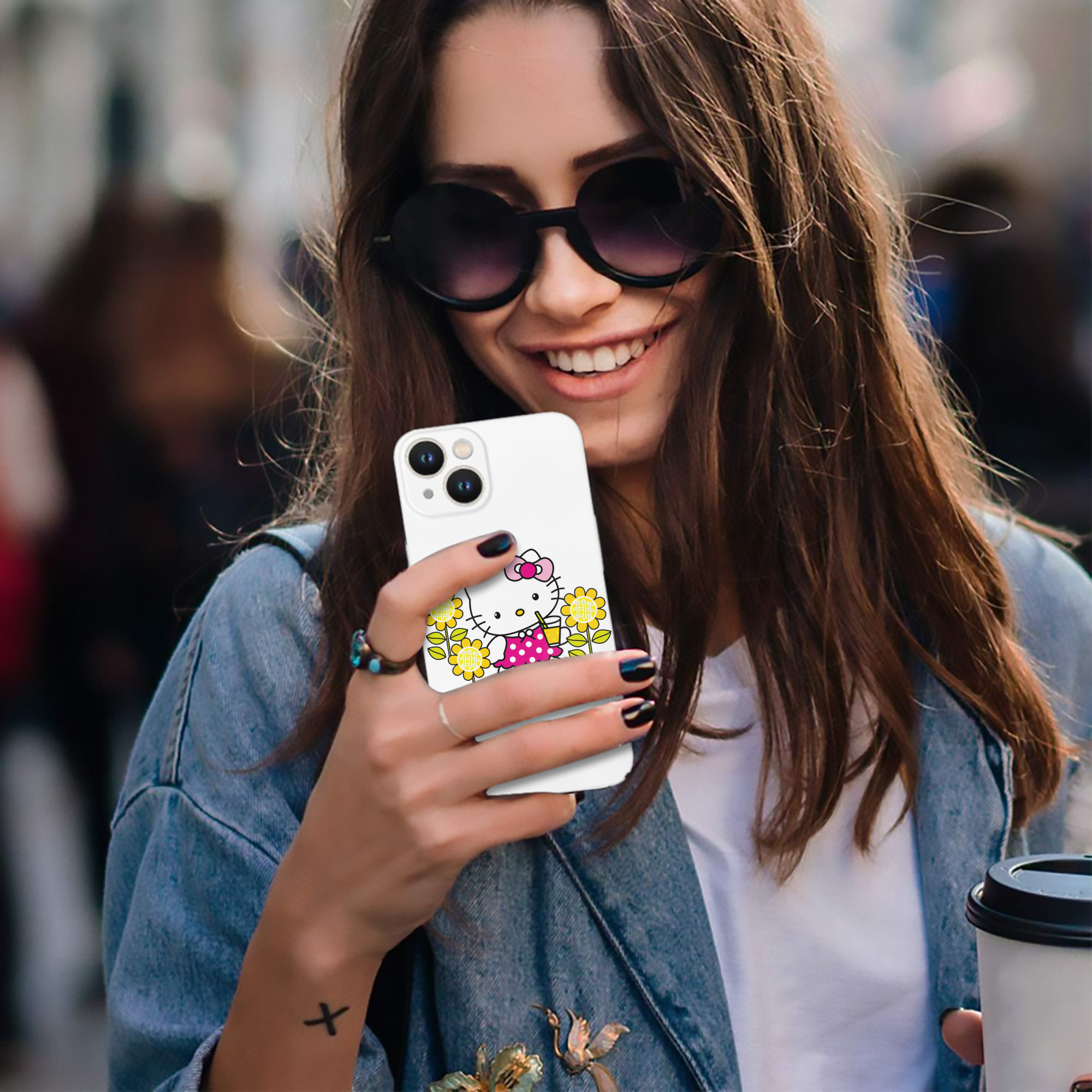 （画像用） Hello Kitty ハローキティ 【iPhone 14シリーズ対応】ハードケース