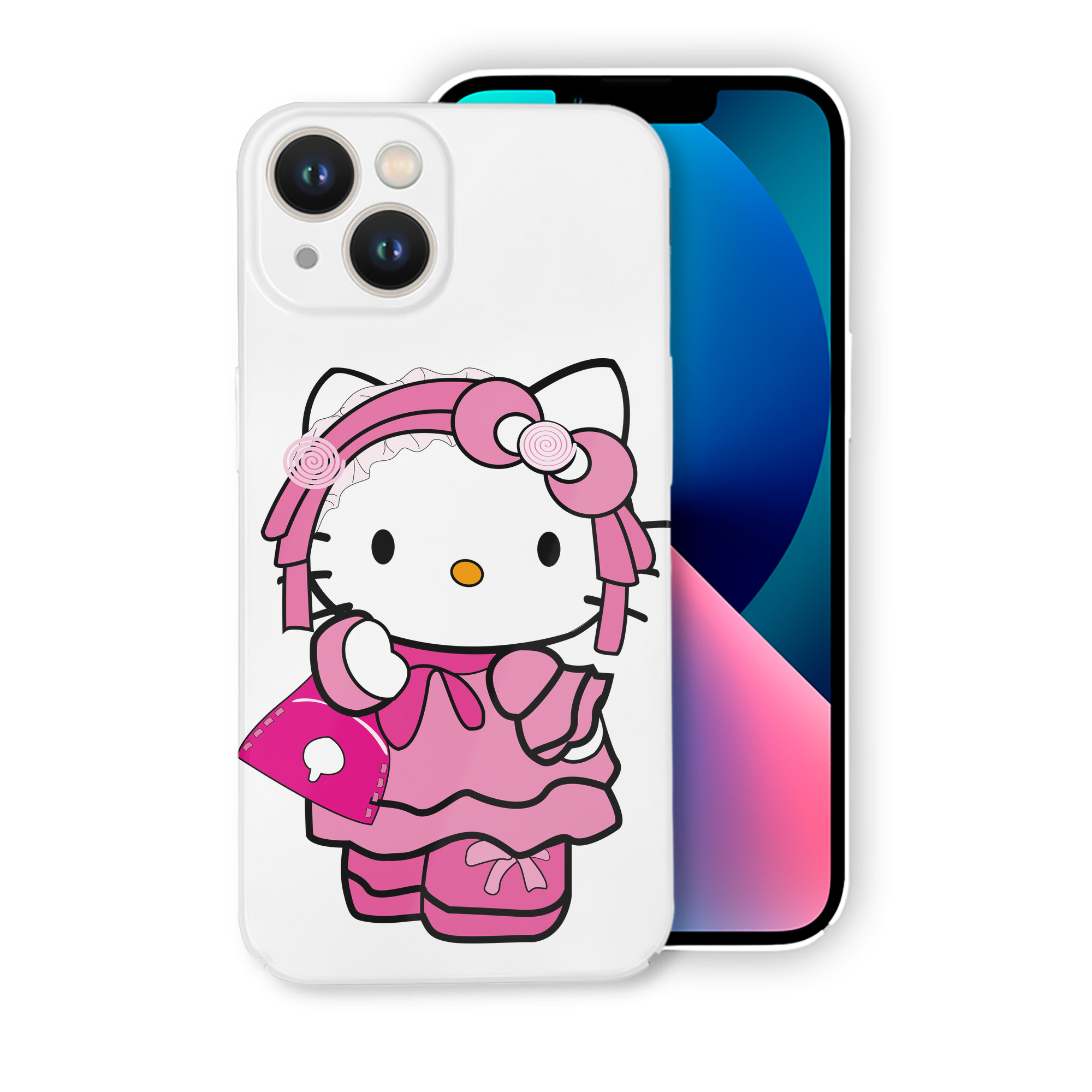 （画像用） Hello Kitty ハローキティ 【iPhone 14シリーズ対応】ハードケース