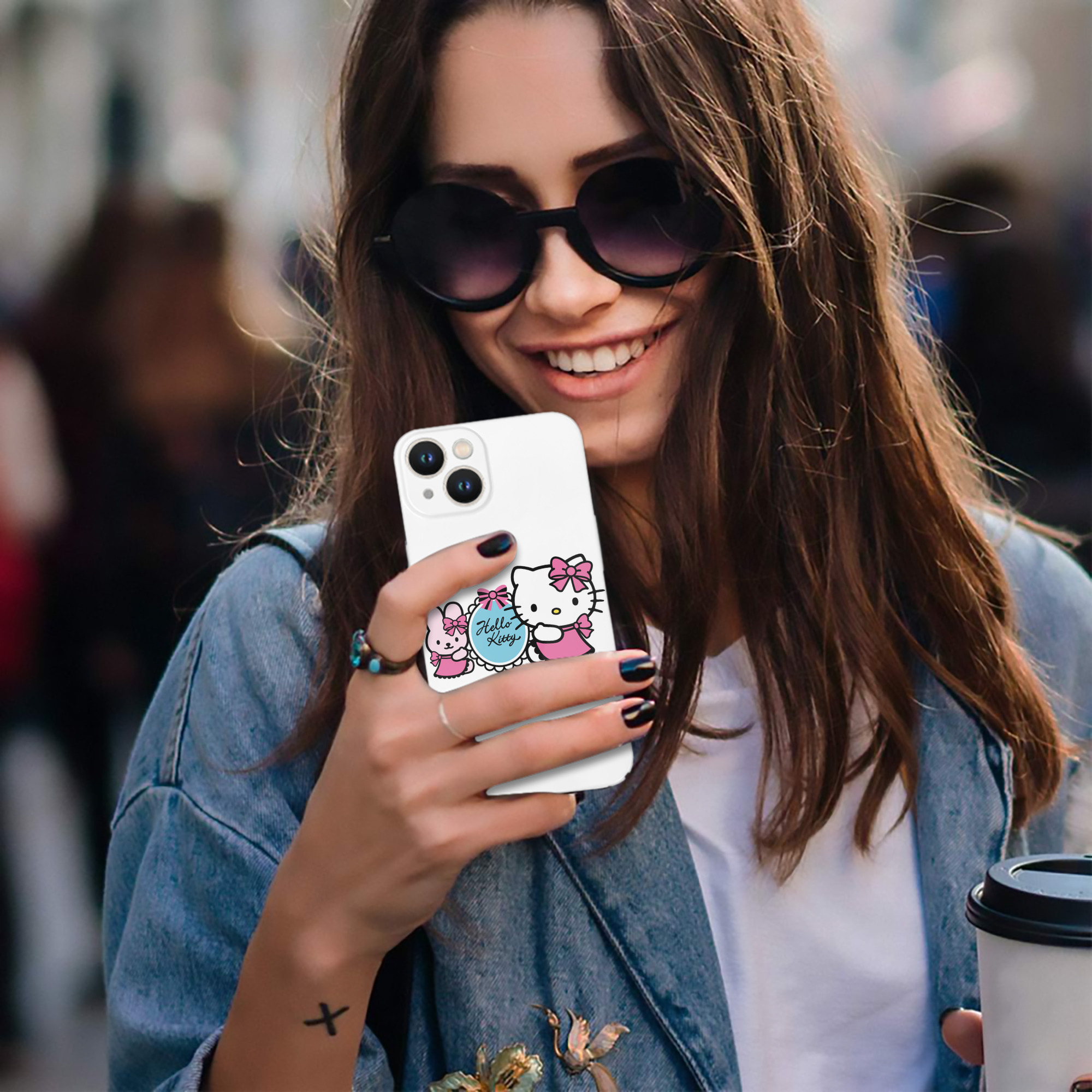 （画像用） Hello Kitty ハローキティ 【iPhone 14シリーズ対応】ハードケース