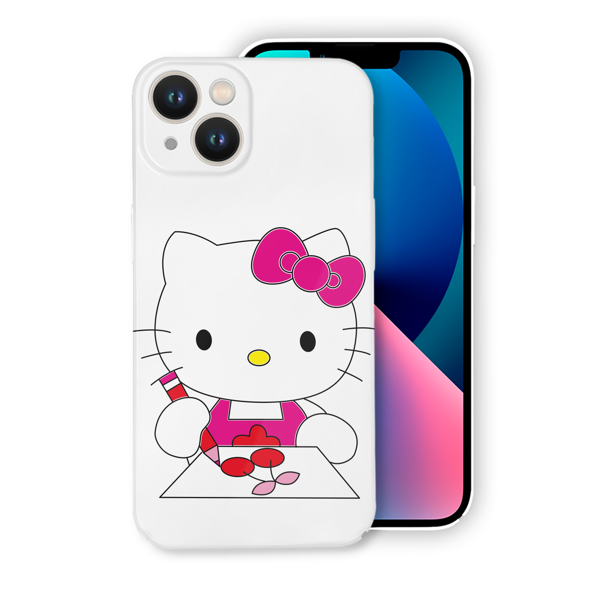 （画像用） Hello Kitty ハローキティ 【iPhone 14シリーズ対応】ハードケース