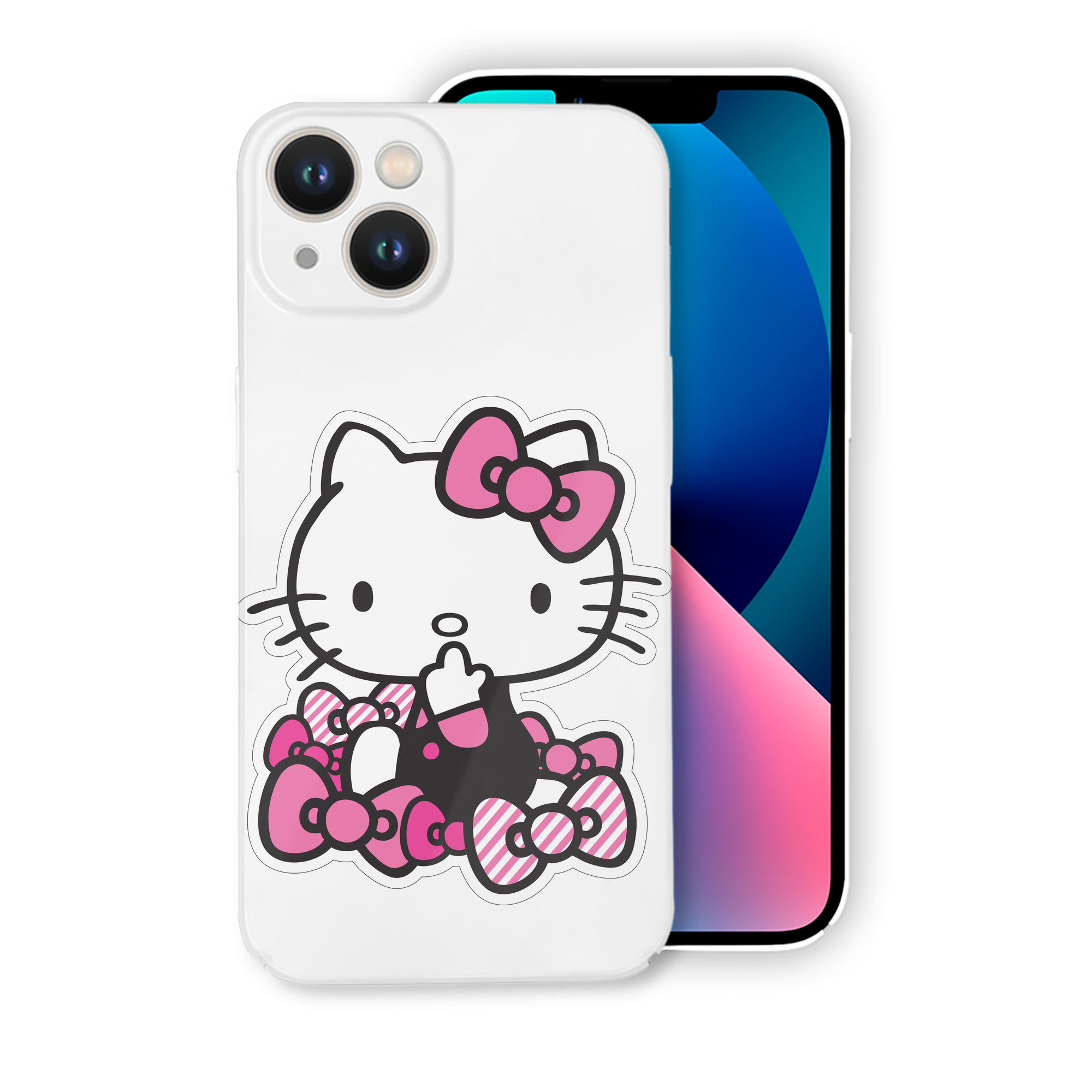 （画像用） Hello Kitty ハローキティ 【iPhone 14シリーズ対応】ハードケース