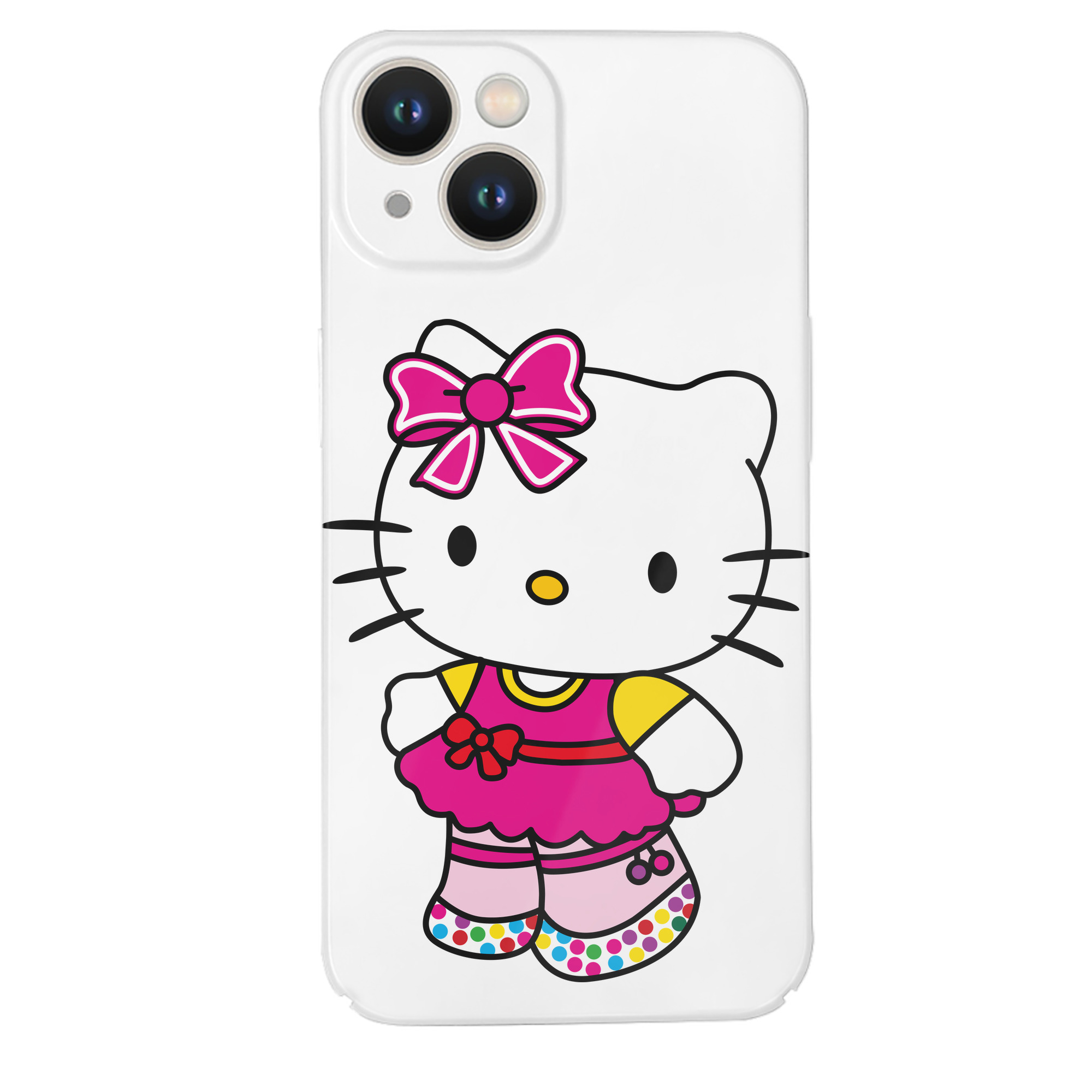 （画像用） Hello Kitty ハローキティ 【iPhone 14シリーズ対応】ハードケース