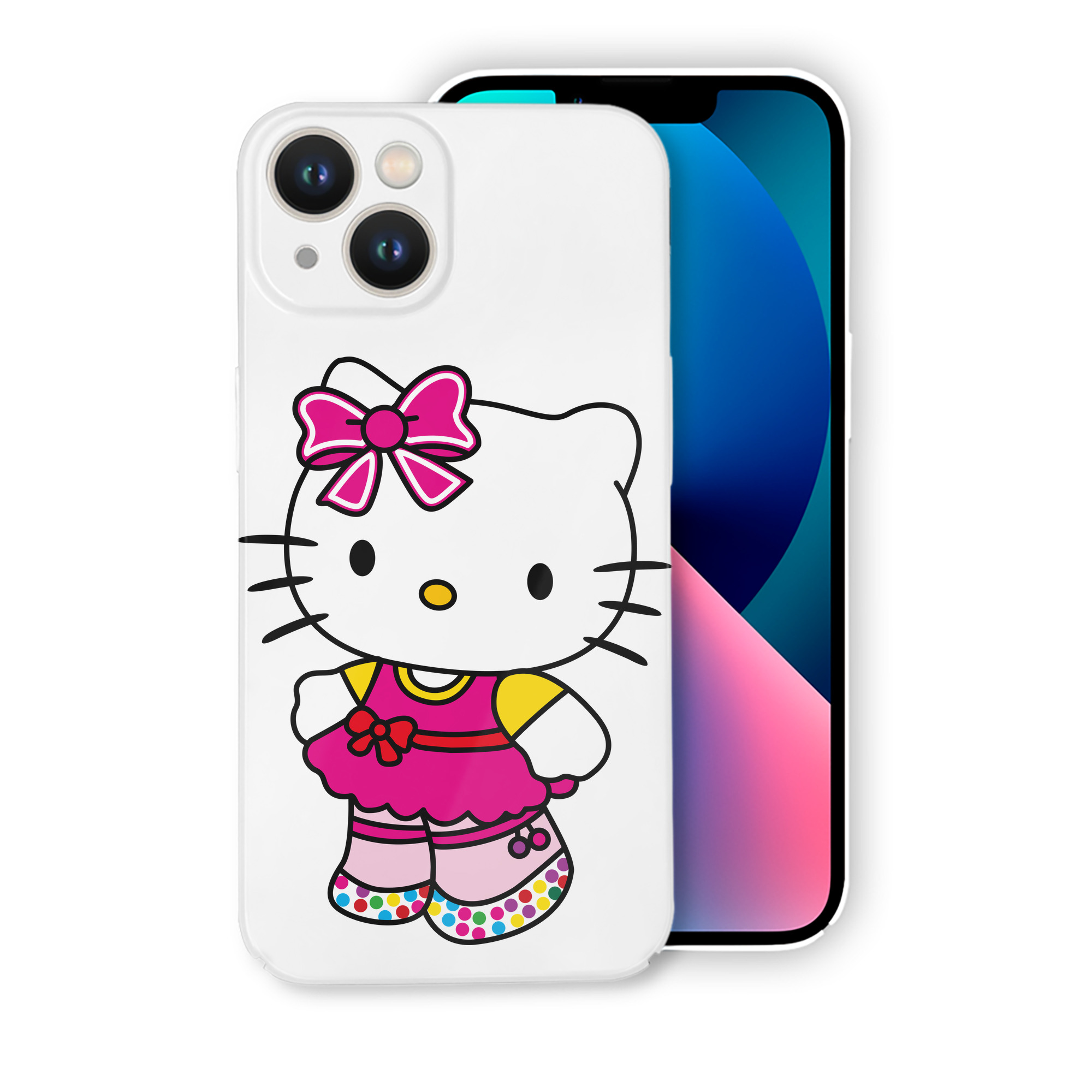 （画像用） Hello Kitty ハローキティ 【iPhone 14シリーズ対応】ハードケース
