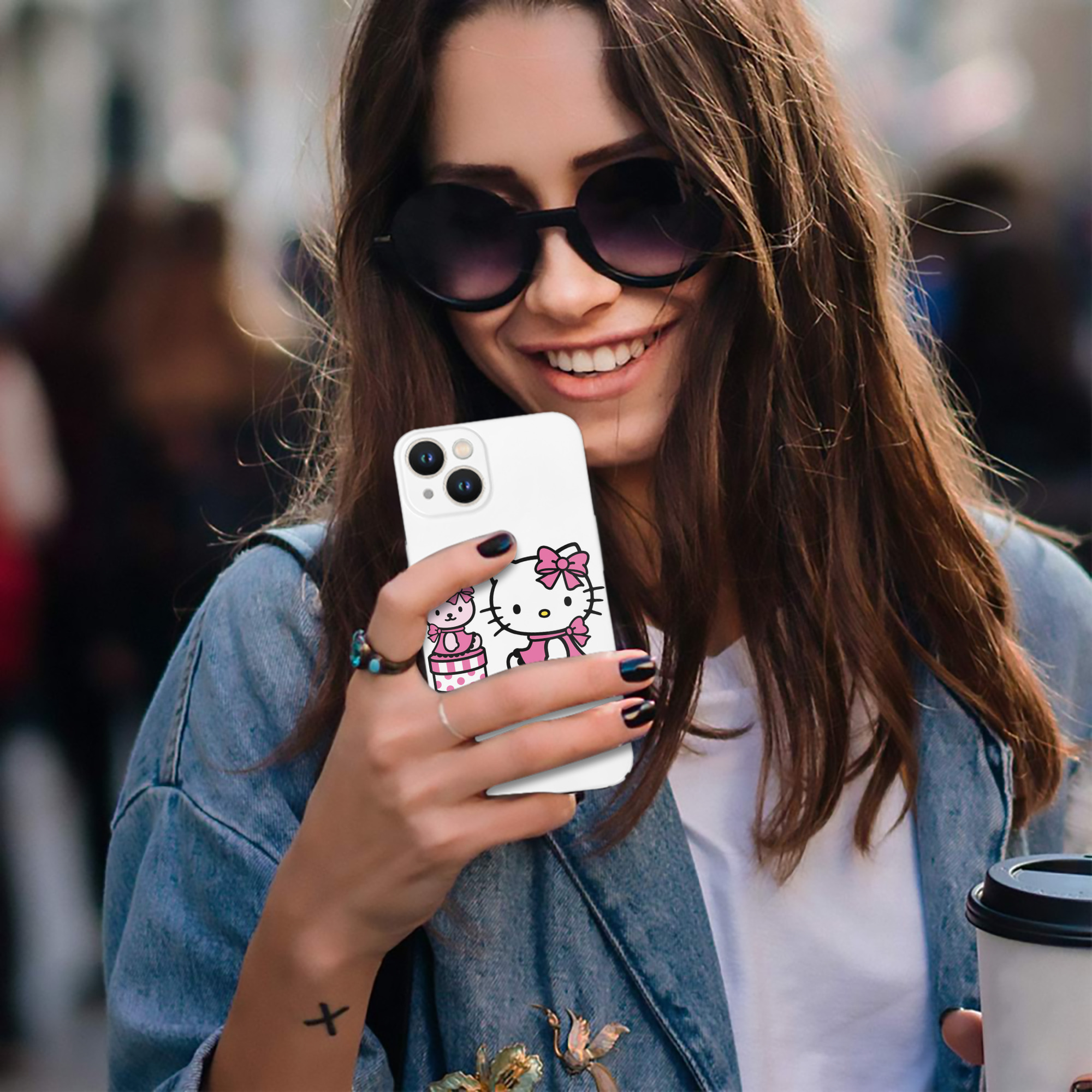 （画像用） Hello Kitty ハローキティ 【iPhone 14シリーズ対応】ハードケース