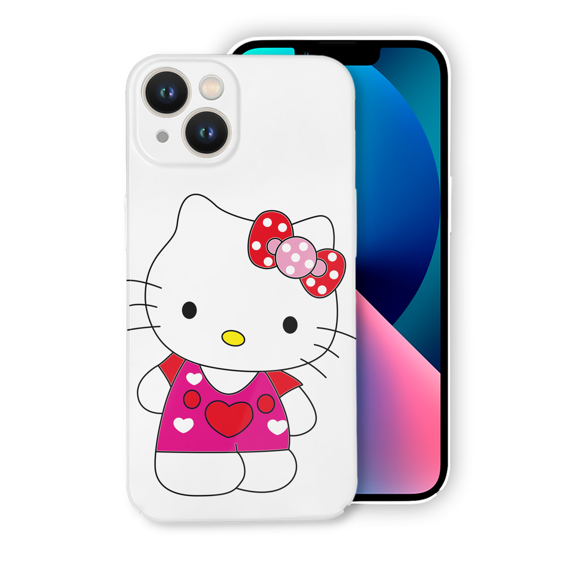 （画像用） Hello Kitty ハローキティ 【iPhone 14シリーズ対応】ハードケース