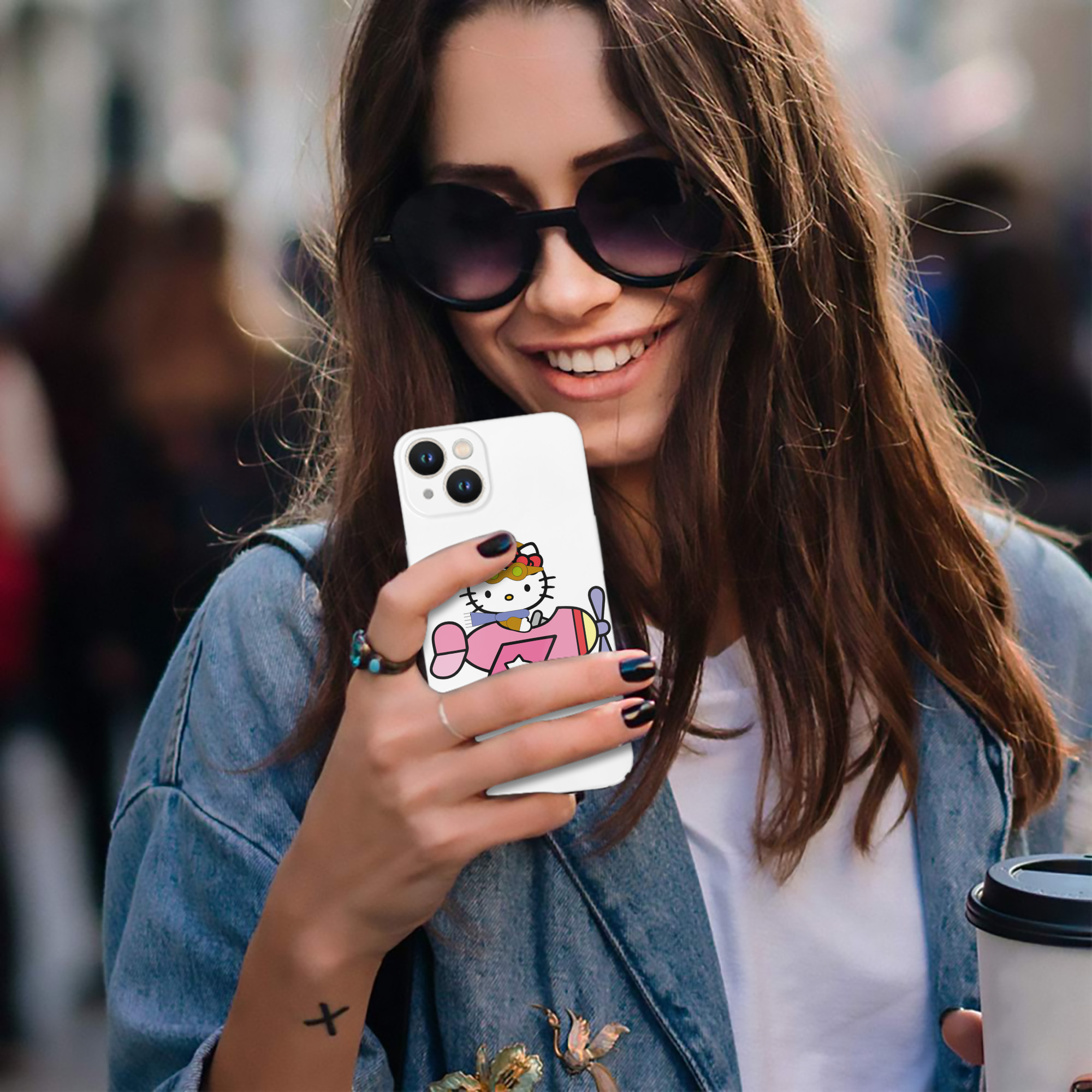 （画像用） Hello Kitty ハローキティ 【iPhone 14シリーズ対応】ハードケース