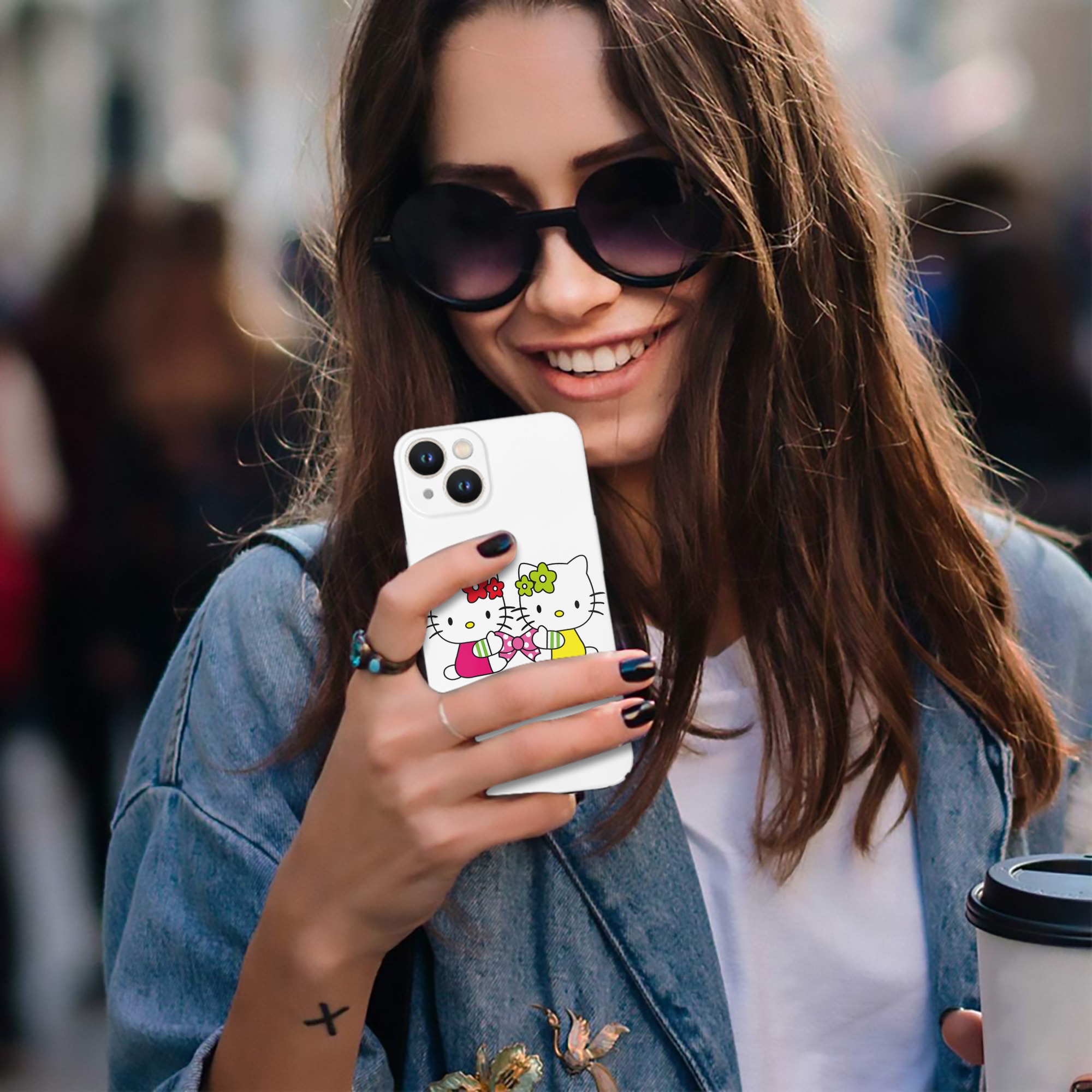 （画像用） Hello Kitty ハローキティ 【iPhone 14シリーズ対応】ハードケース