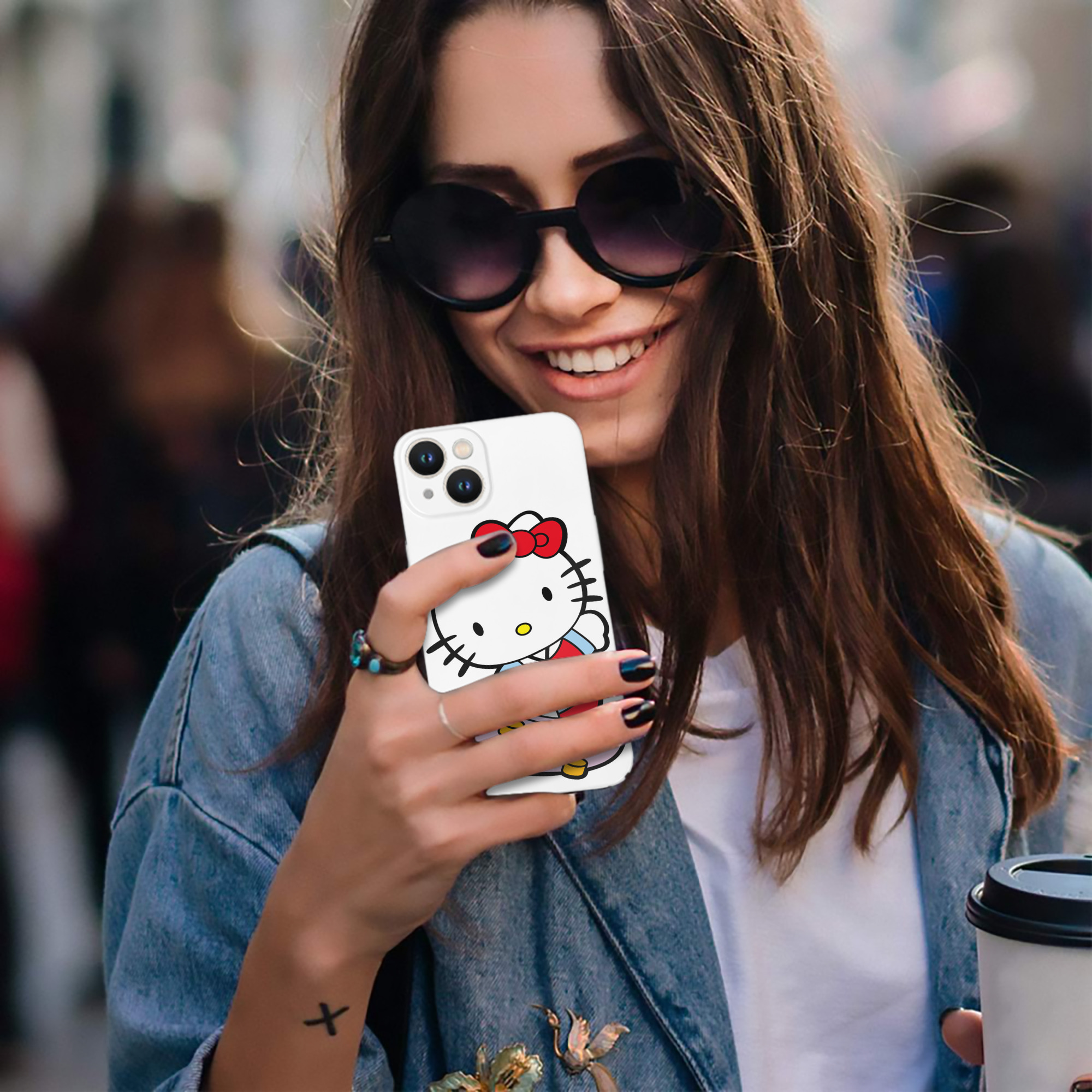 （画像用） Hello Kitty ハローキティ 【iPhone 14シリーズ対応】ハードケース
