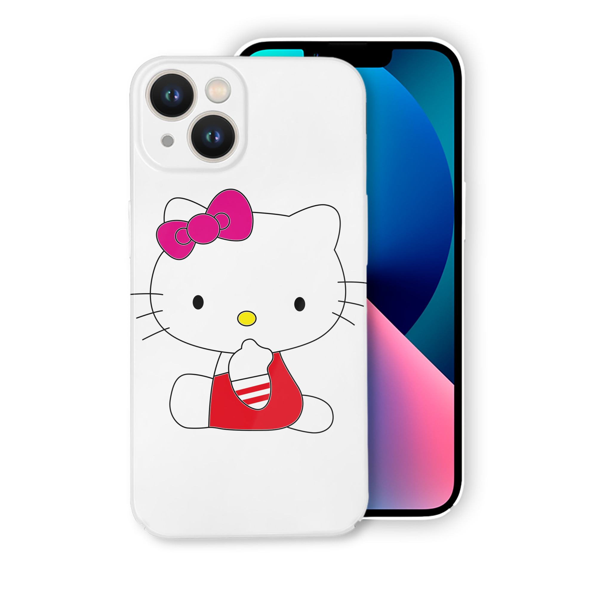 （画像用） Hello Kitty ハローキティ 【iPhone 14シリーズ対応】ハードケース
