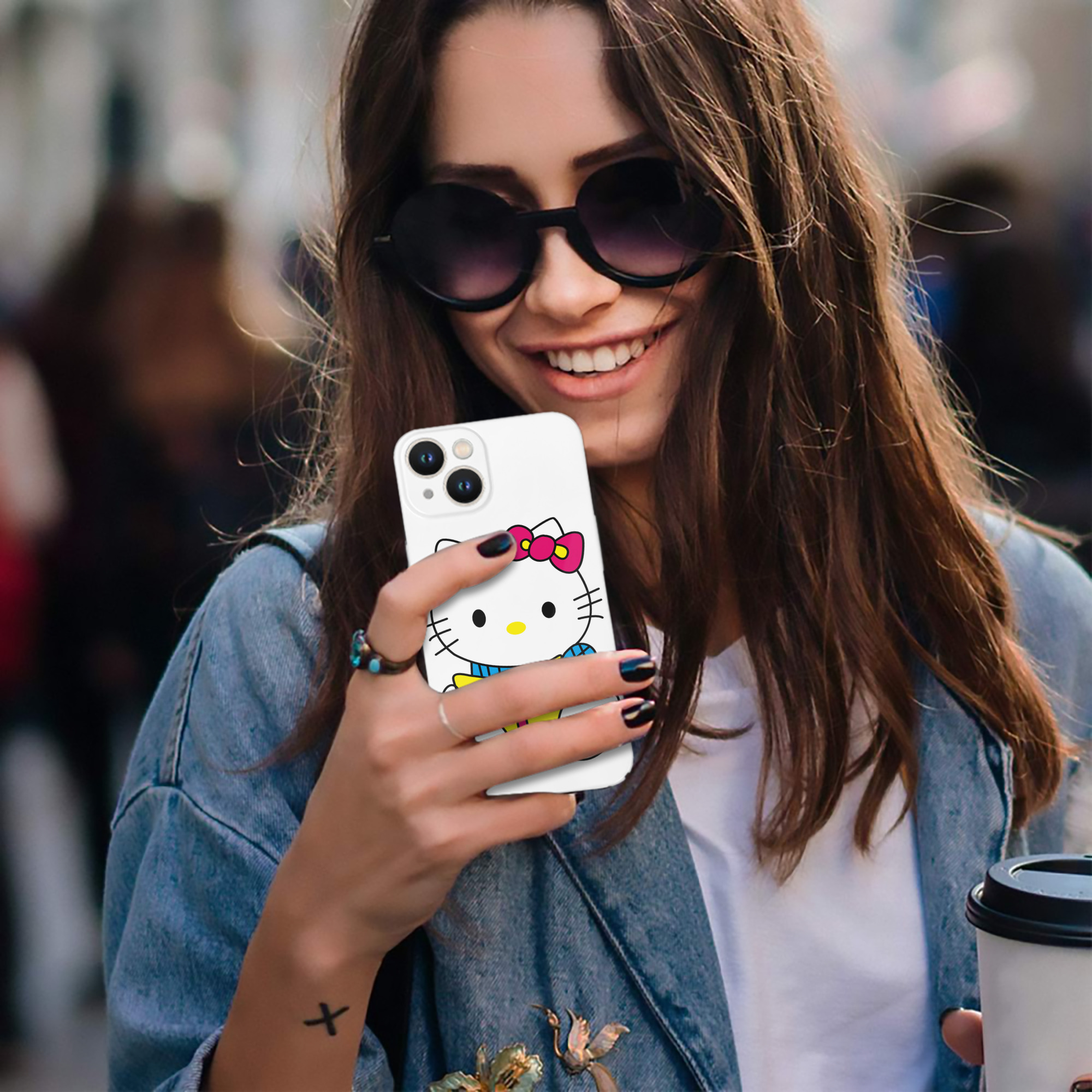 （画像用） Hello Kitty ハローキティ 【iPhone 14シリーズ対応】ハードケース