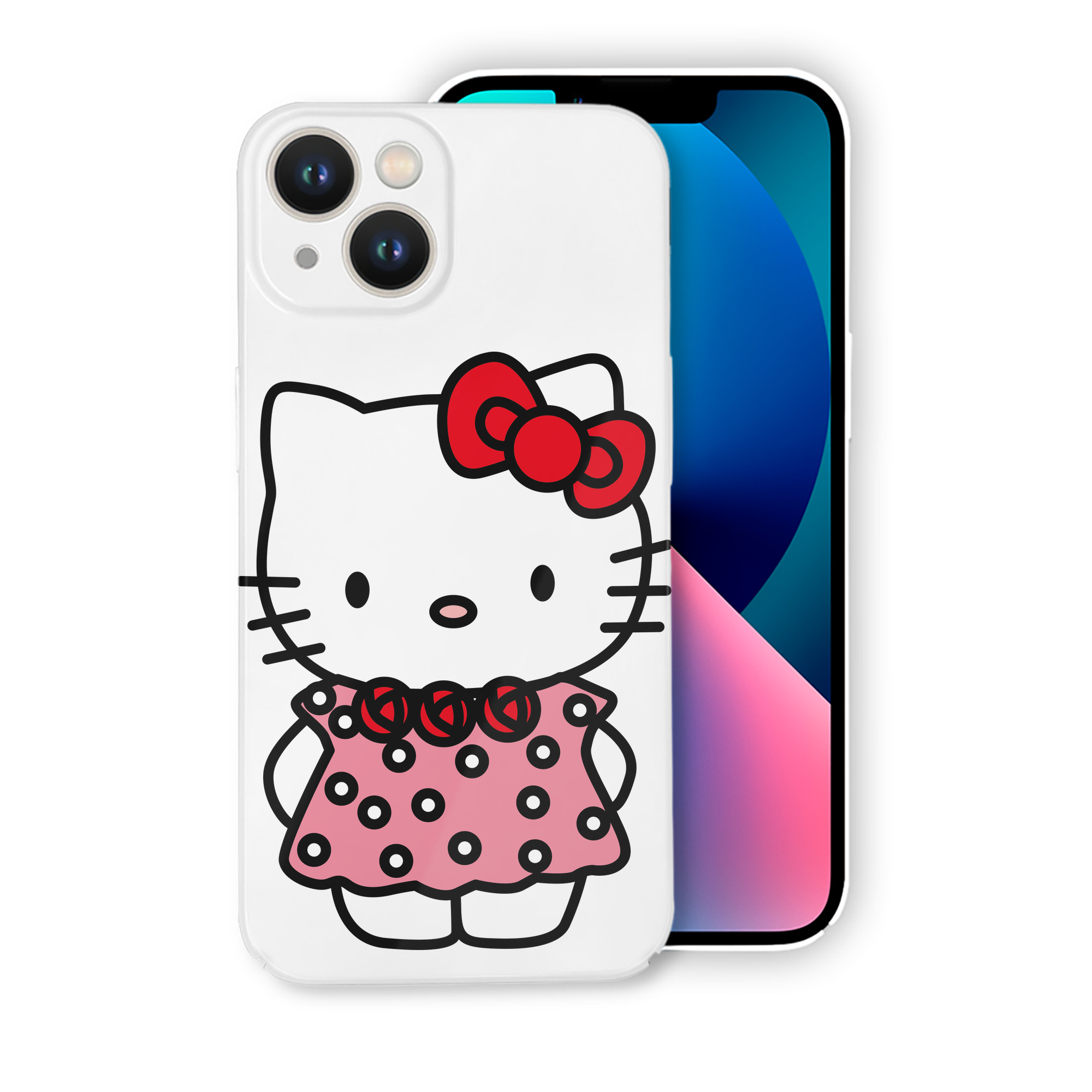 （画像用） Hello Kitty ハローキティ 【iPhone 14シリーズ対応】ハードケース