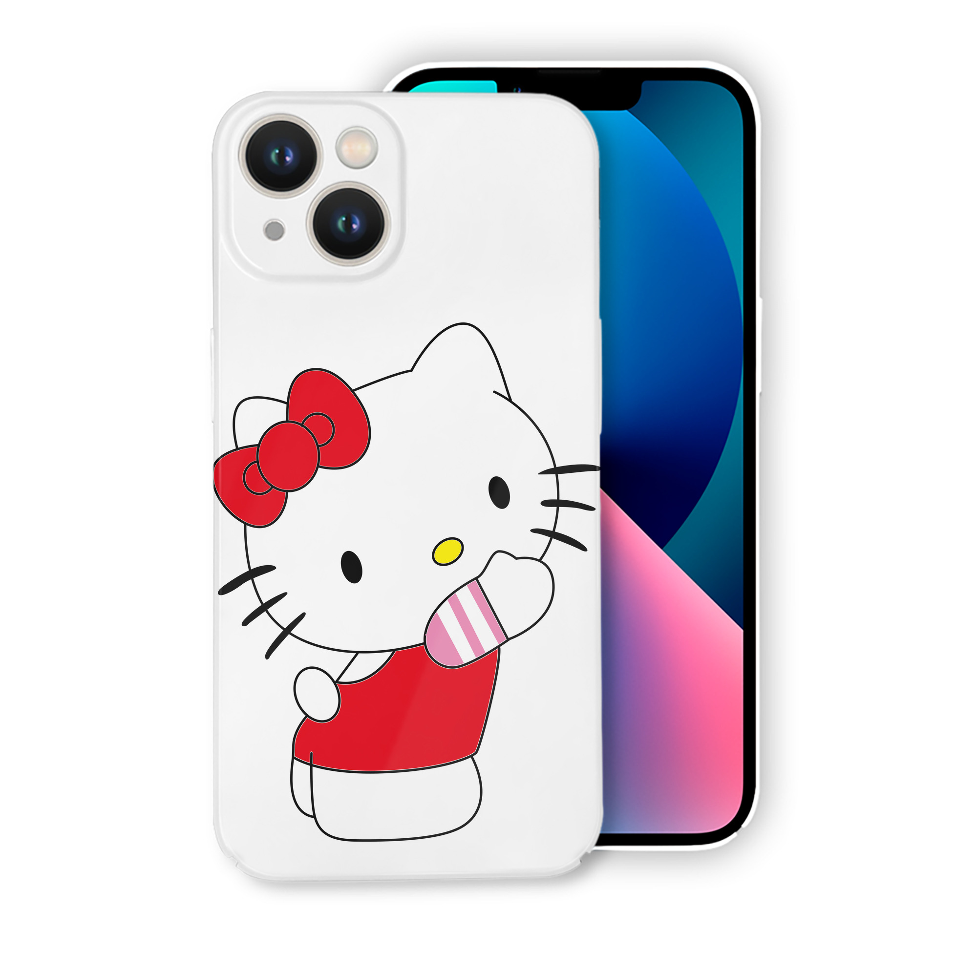 （画像用） Hello Kitty ハローキティ 【iPhone 14シリーズ対応】ハードケース