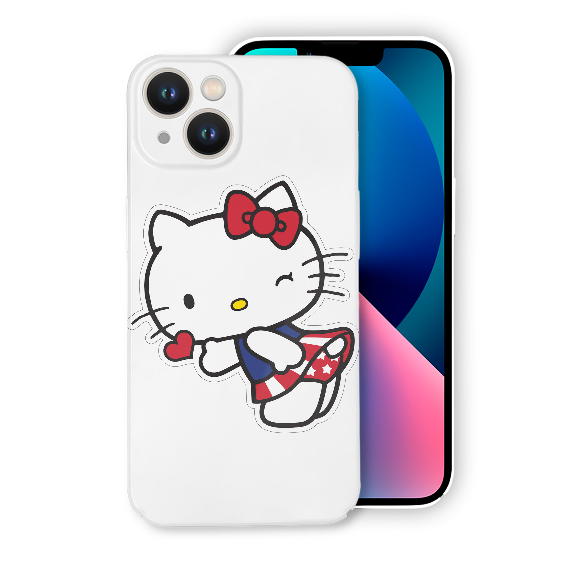 （画像用） Hello Kitty ハローキティ 【iPhone 14シリーズ対応】ハードケース