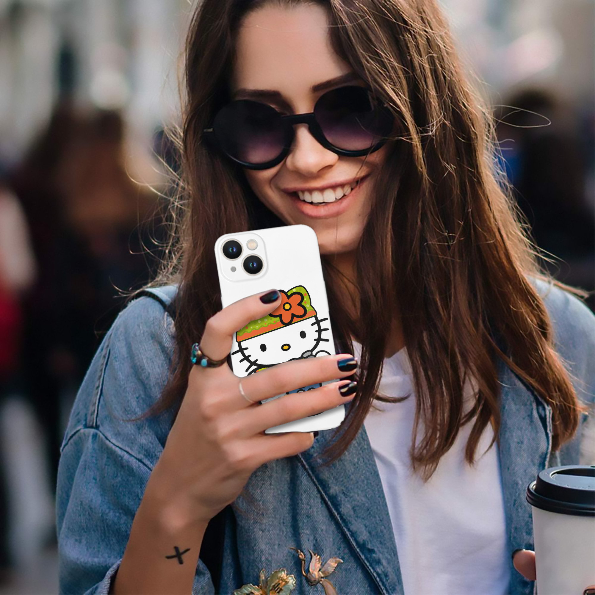 （画像用） Hello Kitty ハローキティ 【iPhone 14シリーズ対応】ハードケース