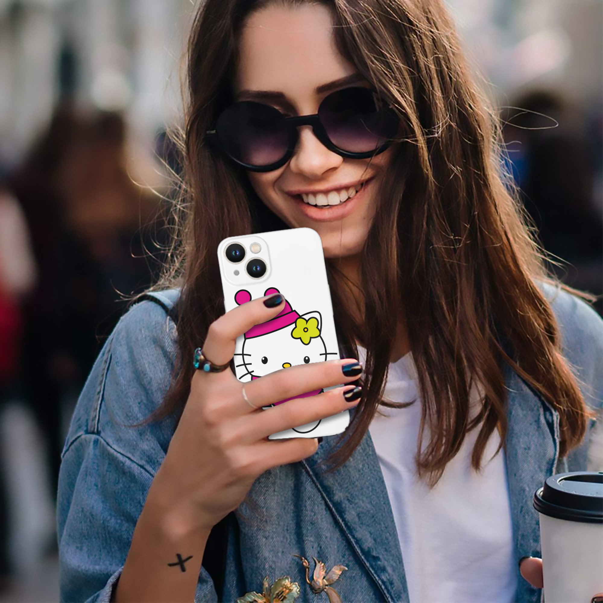 （画像用） Hello Kitty ハローキティ 【iPhone 14シリーズ対応】ハードケース