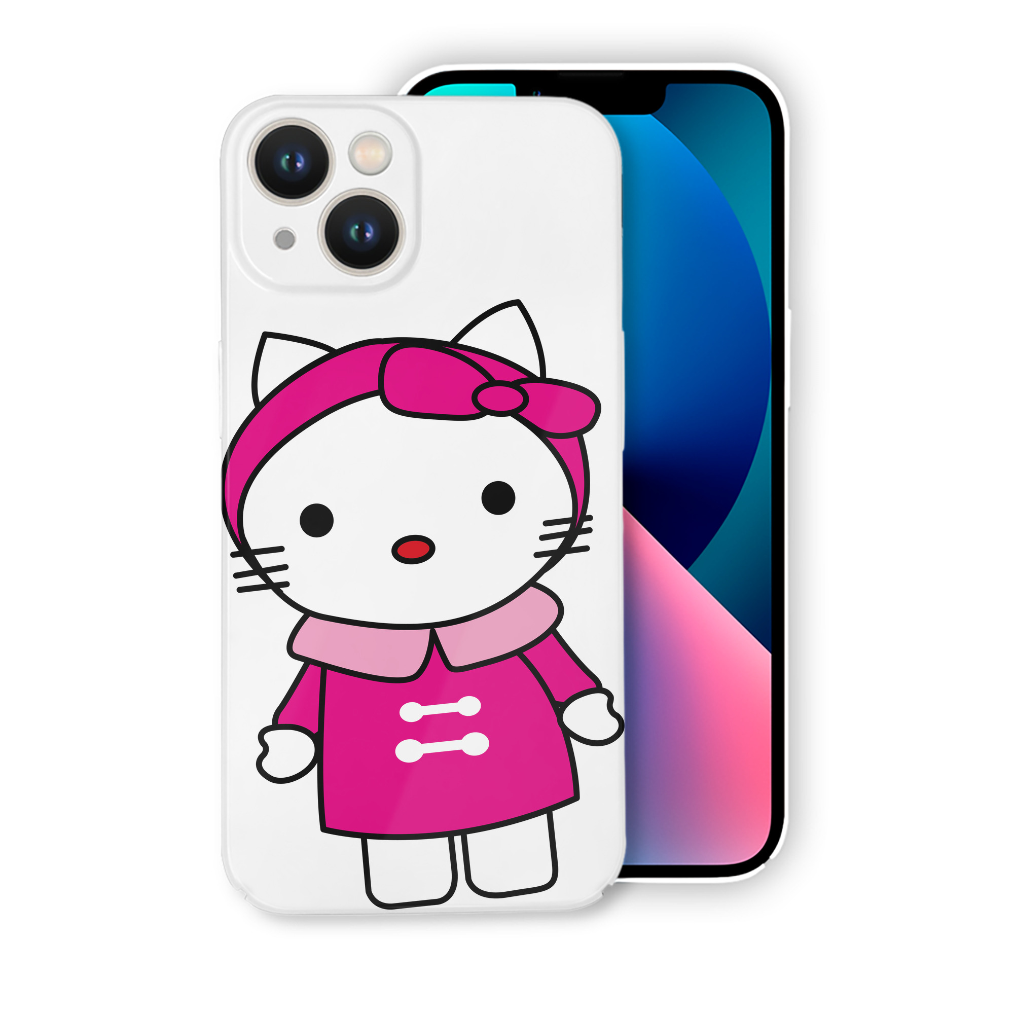 （画像用） Hello Kitty ハローキティ 【iPhone 14シリーズ対応】ハードケース