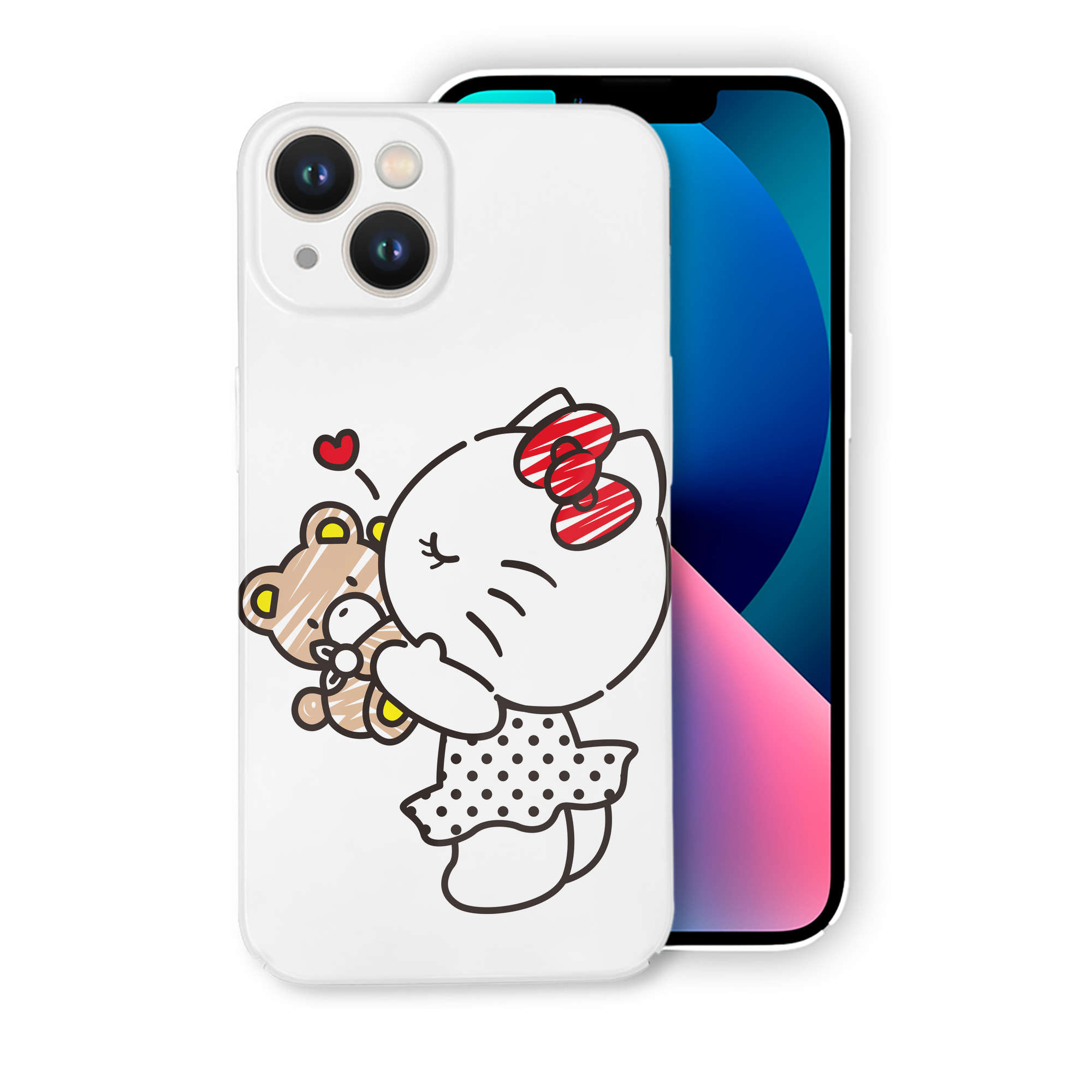 （画像用） Hello Kitty ハローキティ 【iPhone 14シリーズ対応】ハードケース