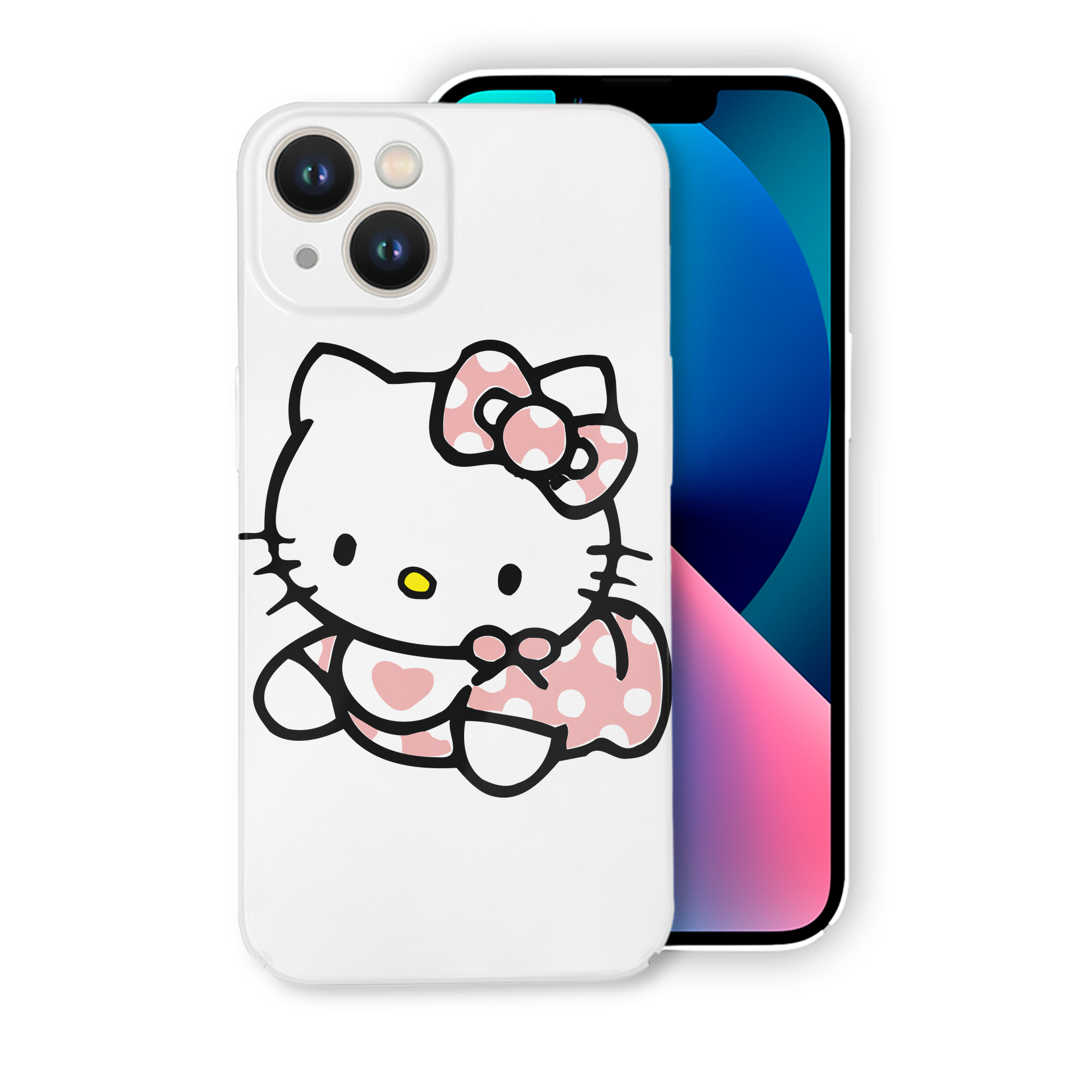 （画像用） Hello Kitty ハローキティ 【iPhone 14シリーズ対応】ハードケース