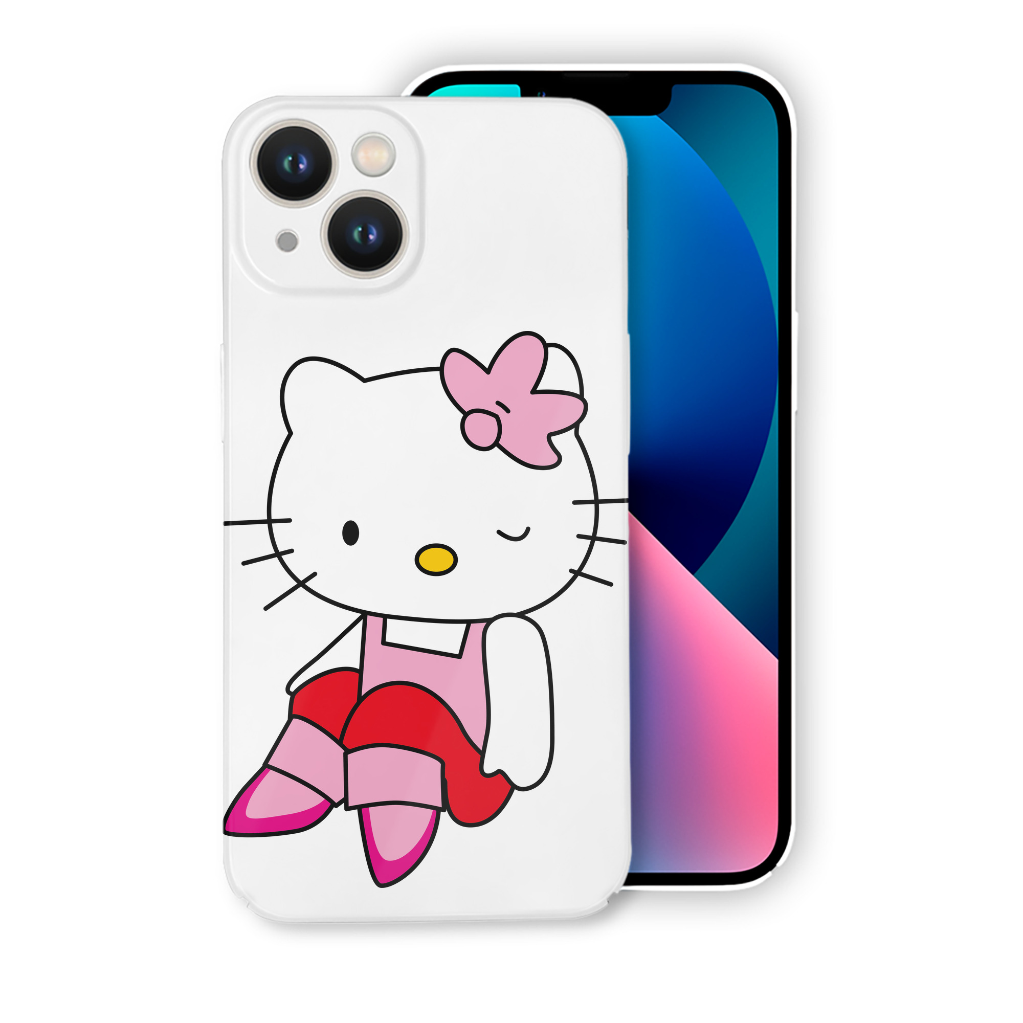 （画像用） Hello Kitty ハローキティ 【iPhone 14シリーズ対応】ハードケース