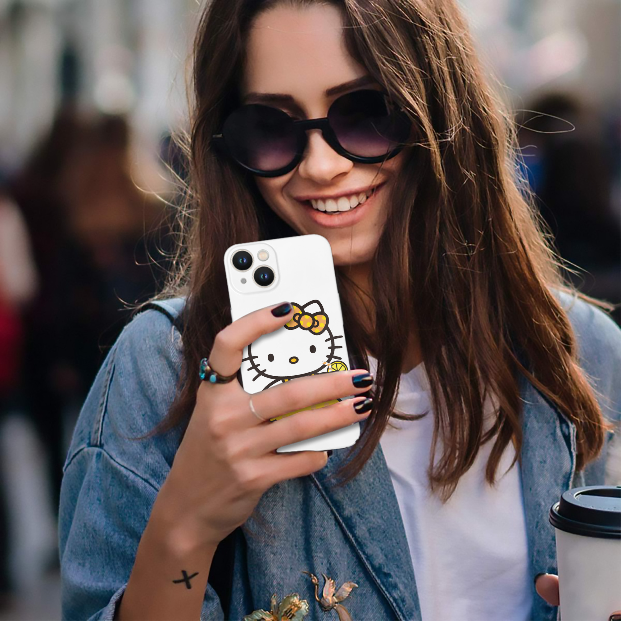 （画像用） Hello Kitty ハローキティ 【iPhone 14シリーズ対応】ハードケース