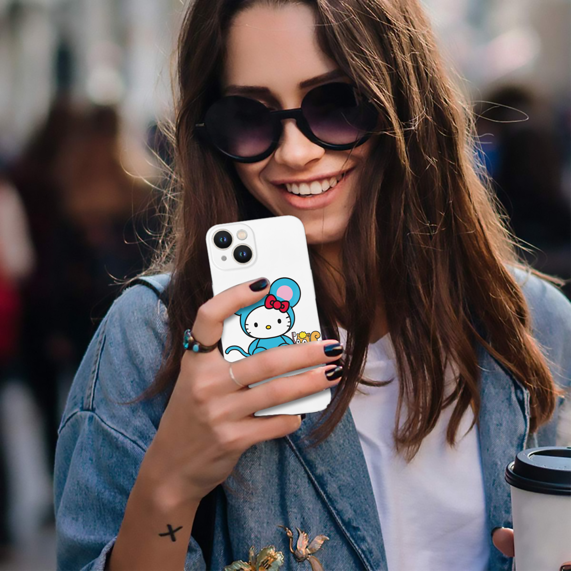 （画像用） Hello Kitty ハローキティ 【iPhone 14シリーズ対応】ハードケース