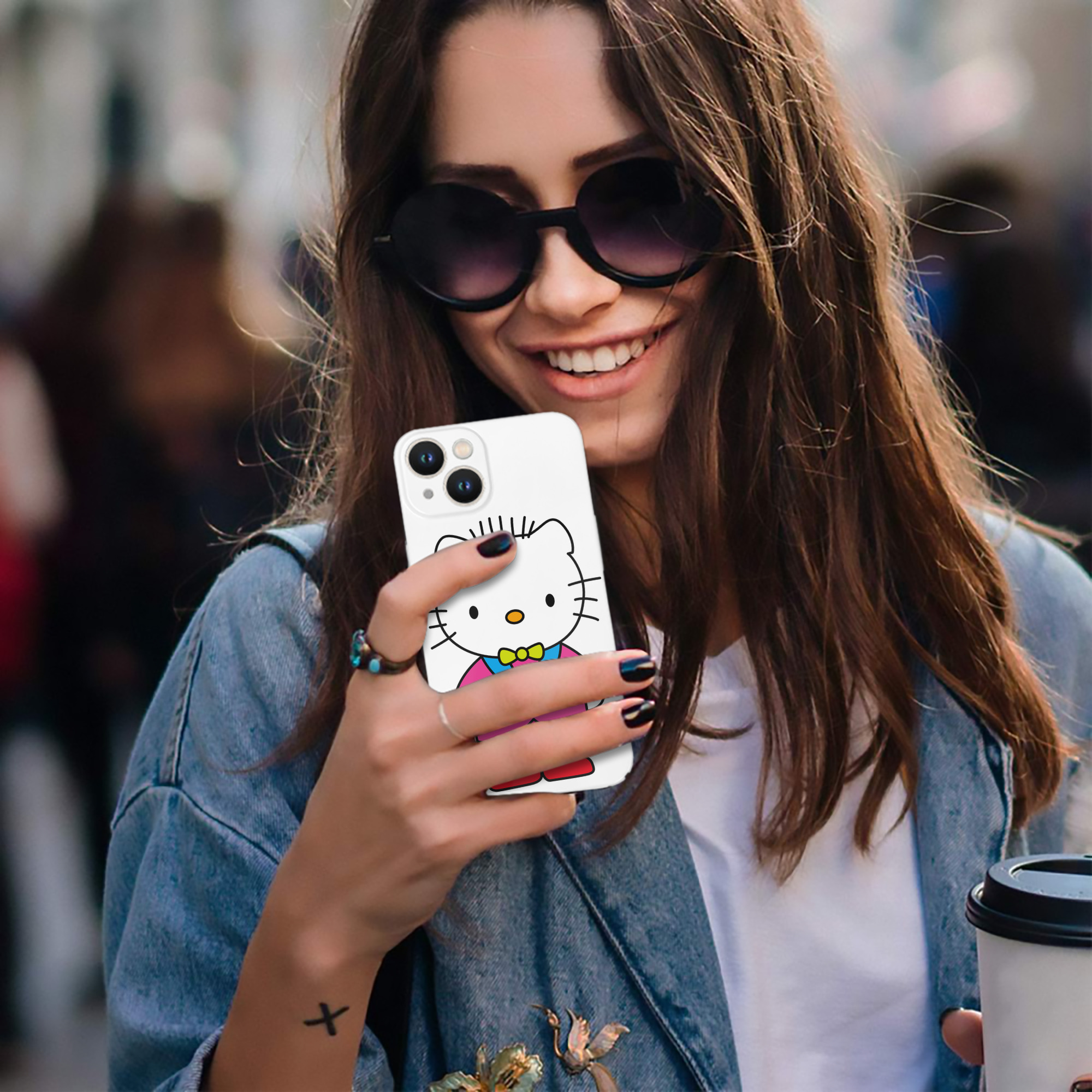（画像用） Hello Kitty ハローキティ 【iPhone 14シリーズ対応】ハードケース