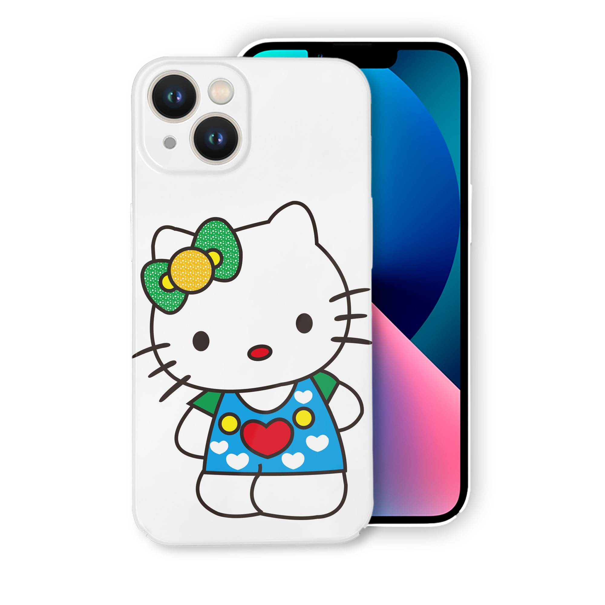 （画像用） Hello Kitty ハローキティ 【iPhone 14シリーズ対応】ハードケース