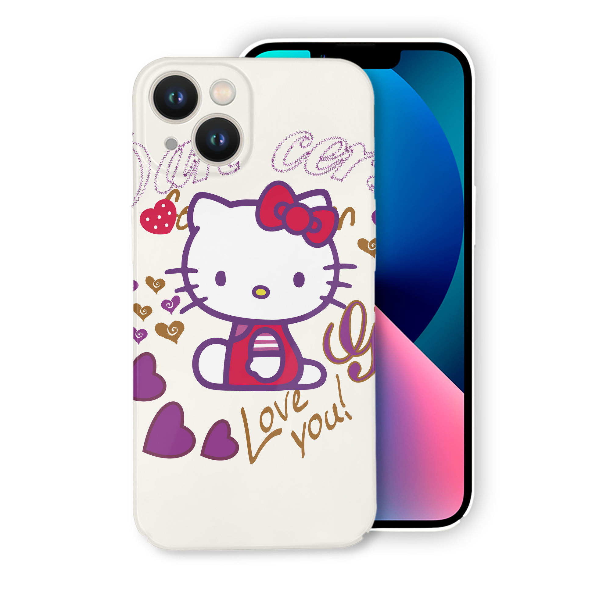 （画像用） Hello Kitty ハローキティ 【iPhone 14シリーズ対応】ハードケース