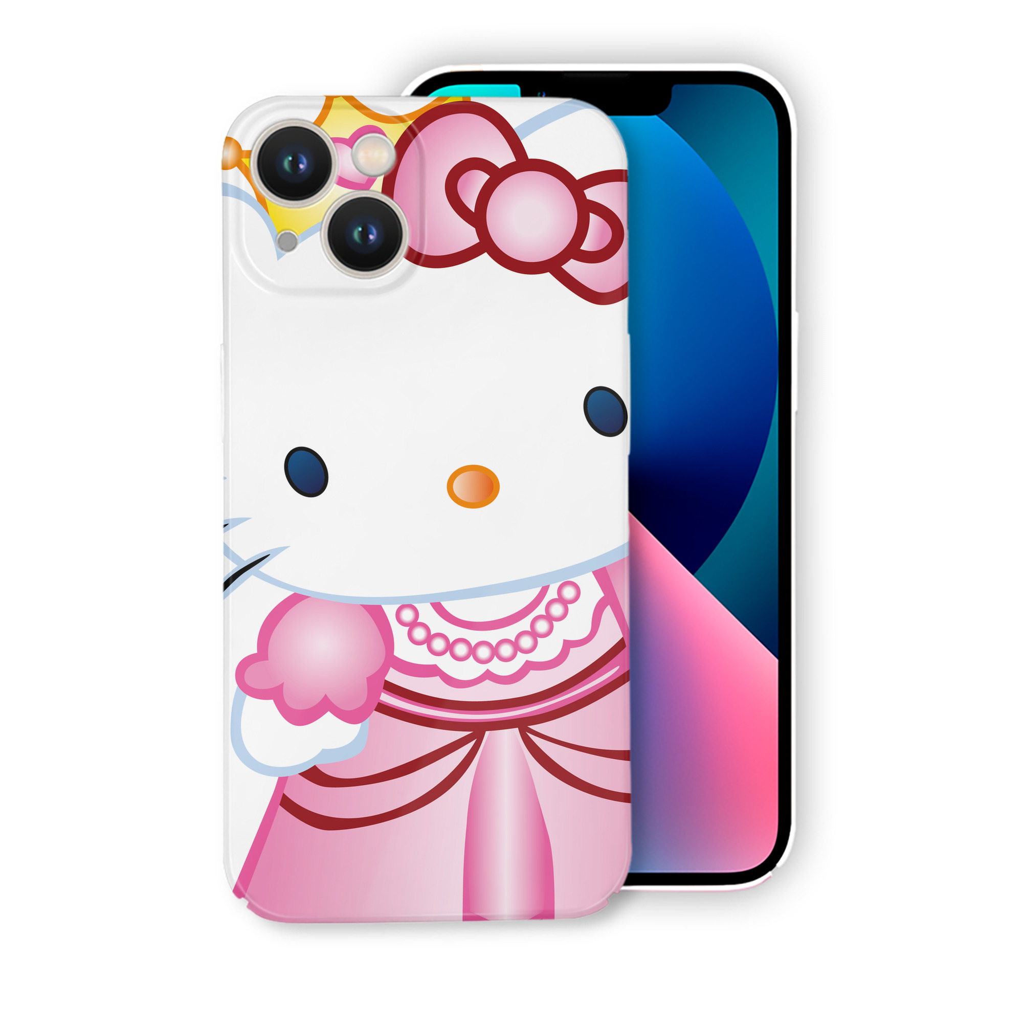 （画像用） Hello Kitty ハローキティ 【iPhone 14シリーズ対応】ハードケース