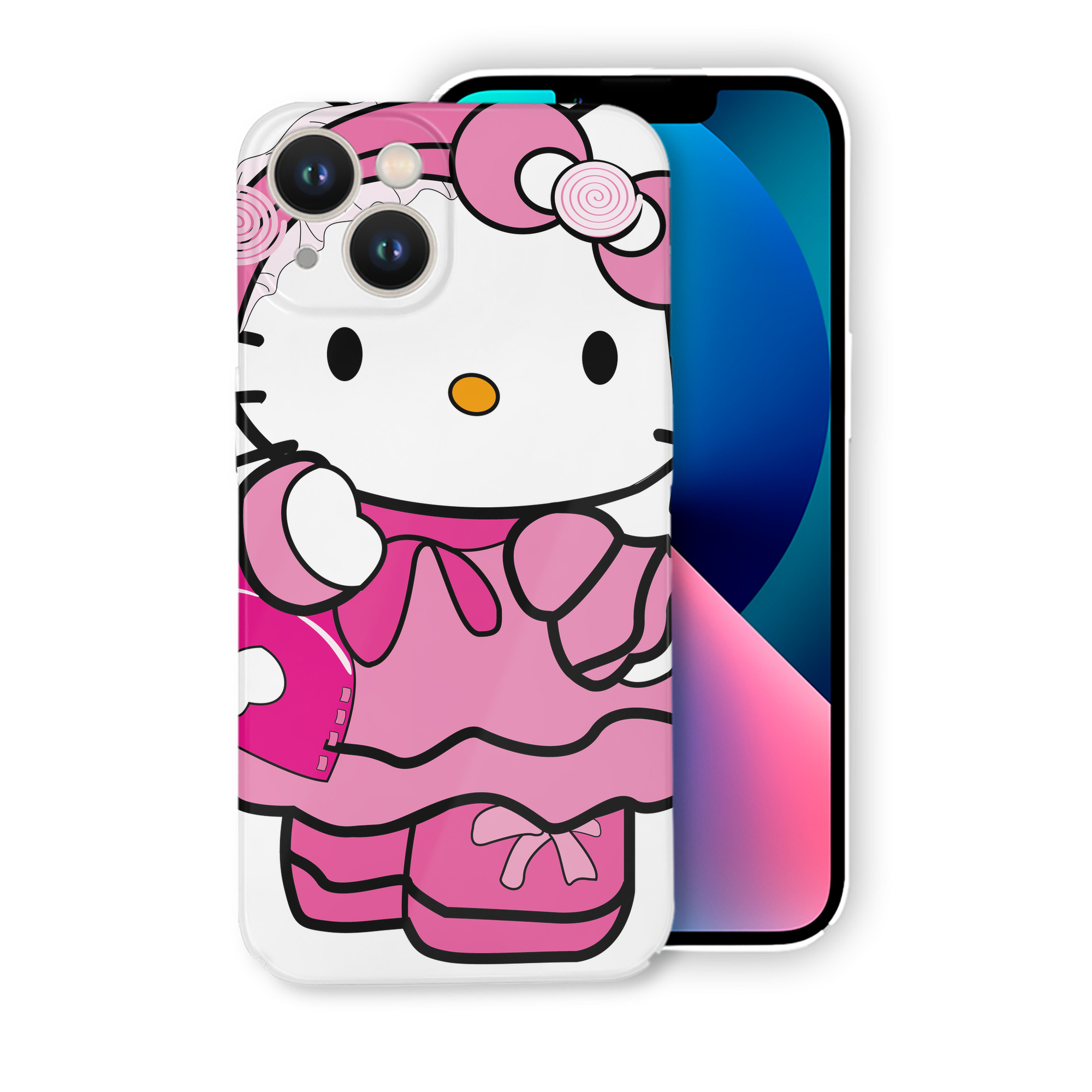 （画像用） Hello Kitty ハローキティ 【iPhone 14シリーズ対応】ハードケース