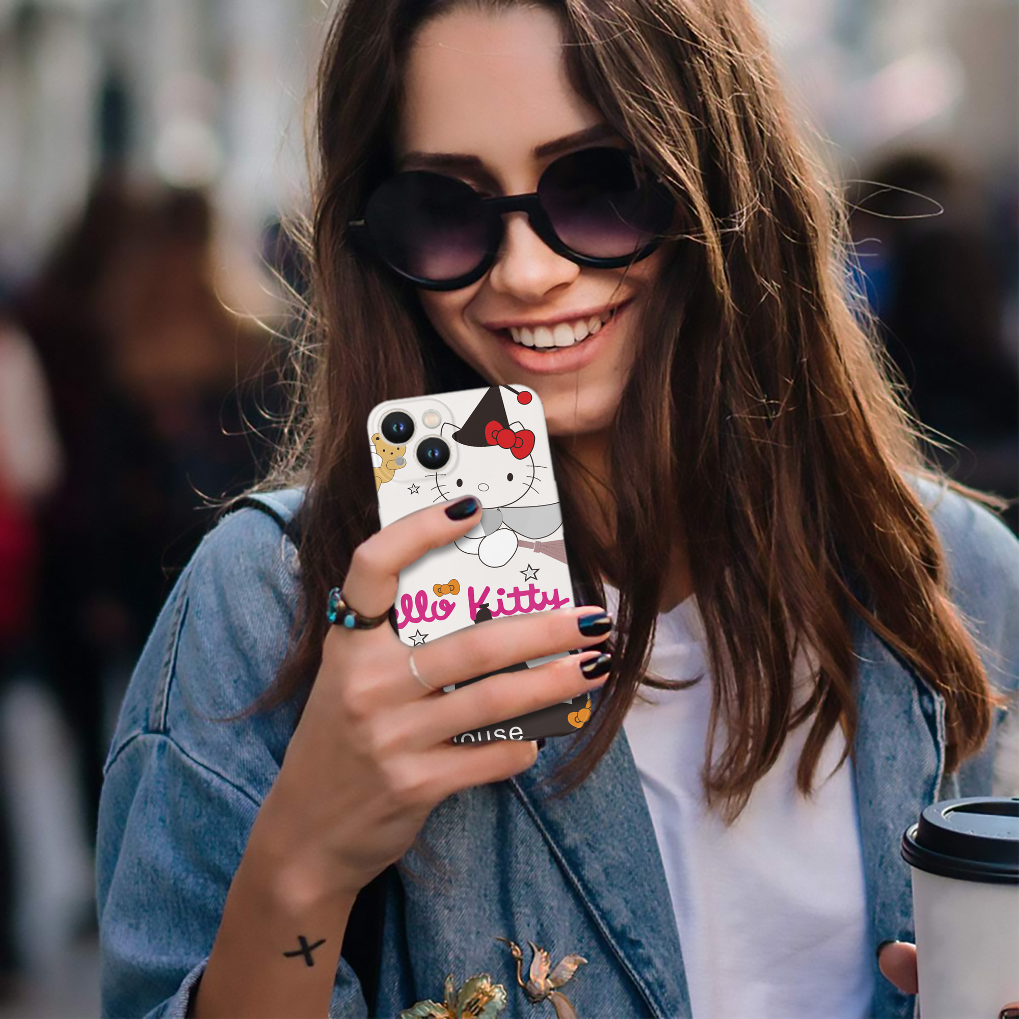 （画像用） Hello Kitty ハローキティ 【iPhone 14シリーズ対応】ハードケース