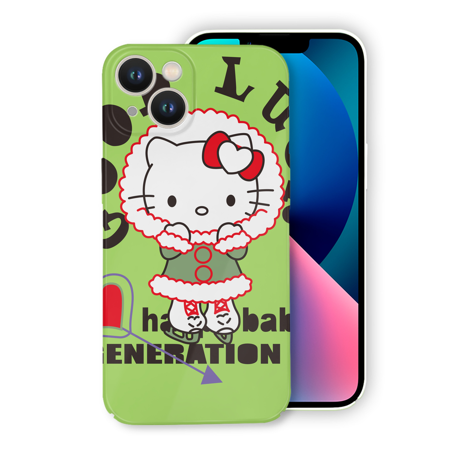 （画像用） Hello Kitty ハローキティ 【iPhone 14シリーズ対応】ハードケース
