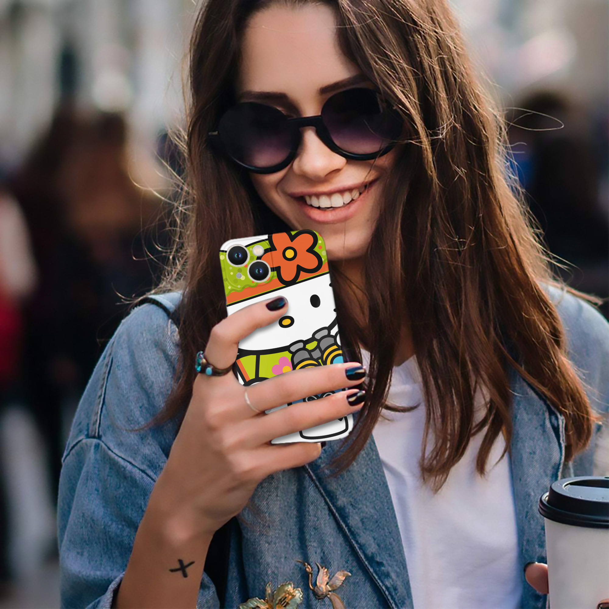 （画像用） Hello Kitty ハローキティ 【iPhone 14シリーズ対応】ハードケース