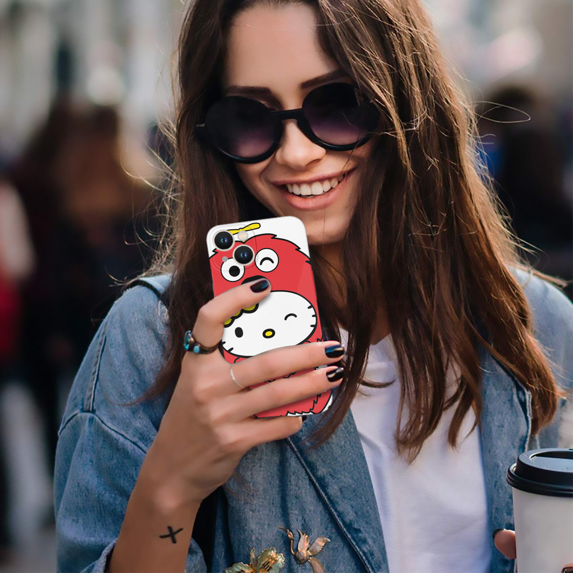 （画像用） Hello Kitty ハローキティ 【iPhone 14シリーズ対応】ハードケース